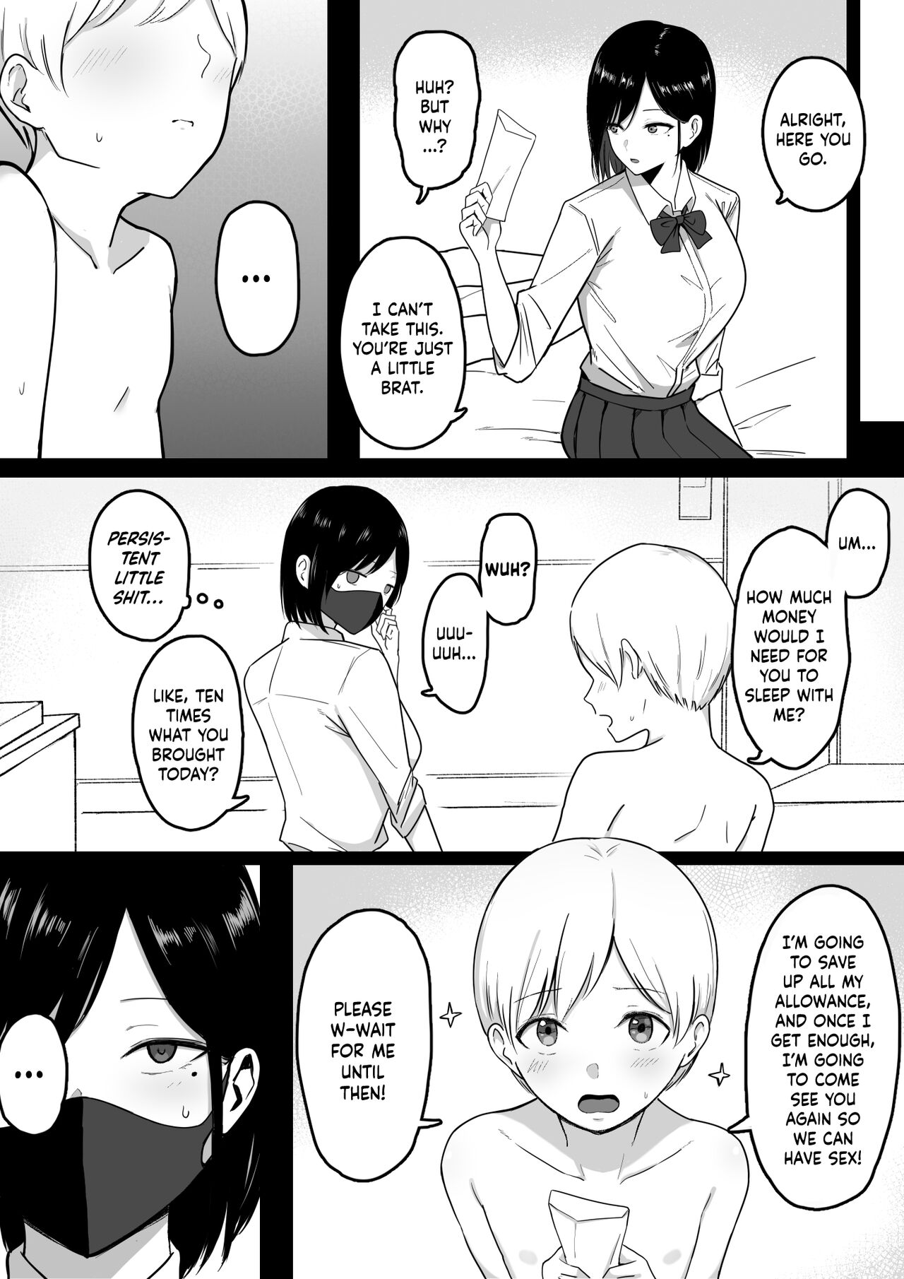 [Shirasudon]Dosukebe Enkou Gal no Naisho Ecchi | Stealthy Sexcapades with a Slutty Gyaru Skank[English] [Decensored] [cutegyaruTL] Page 11