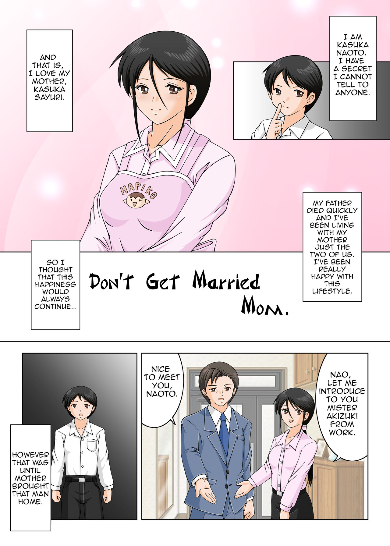 [UraMuuMuuYakata (Dr.Muu)]Kekkon Shinaide Okaa-san | Don't Get Married Mom[English] [Amoskandy] Page 3