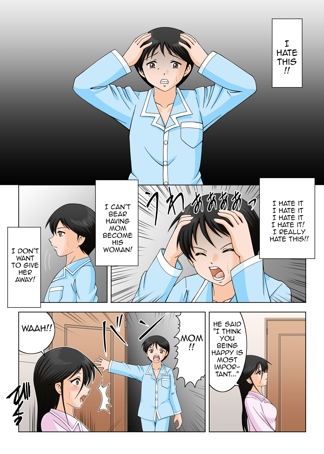 [UraMuuMuuYakata (Dr.Muu)]Kekkon Shinaide Okaa-san | Don't Get Married Mom[English] [Amoskandy] Page 6