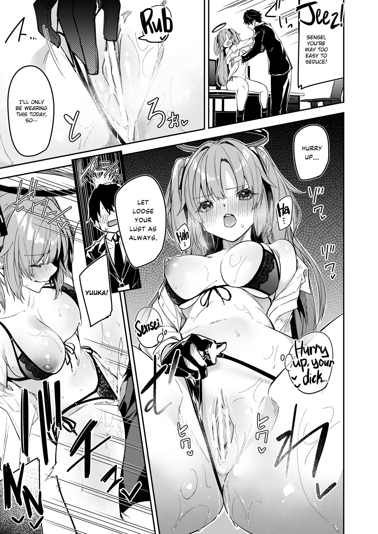 [Shinsekai Set (Hetaren)]Watashi ga Sensei no Musessou o Kyousei Shimasu!(Blue Archive) [English] [Kirby + Seal] [Digital] Page 15