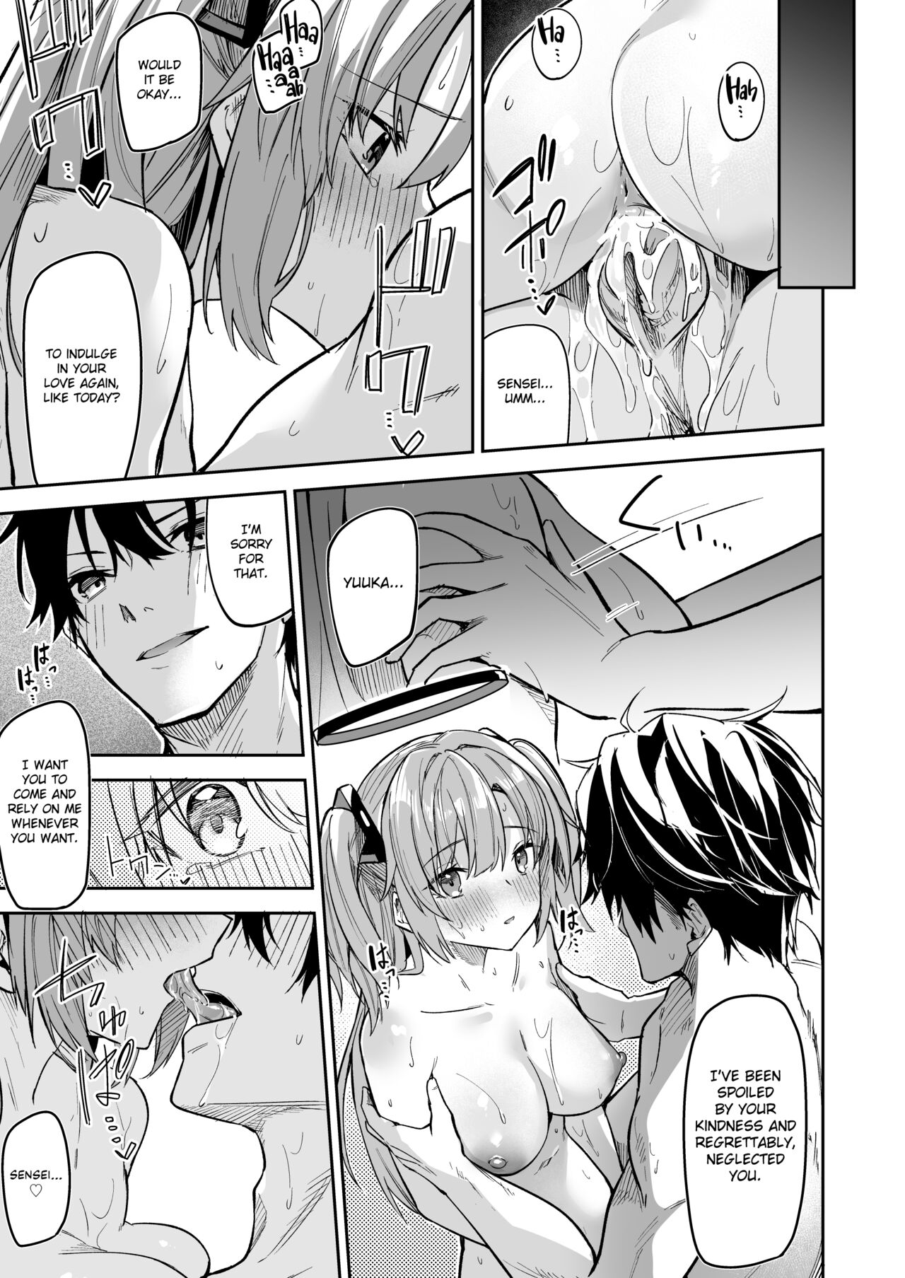 [Shinsekai Set (Hetaren)]Watashi ga Sensei no Musessou o Kyousei Shimasu!(Blue Archive) [English] [Kirby + Seal] [Digital] Page 35