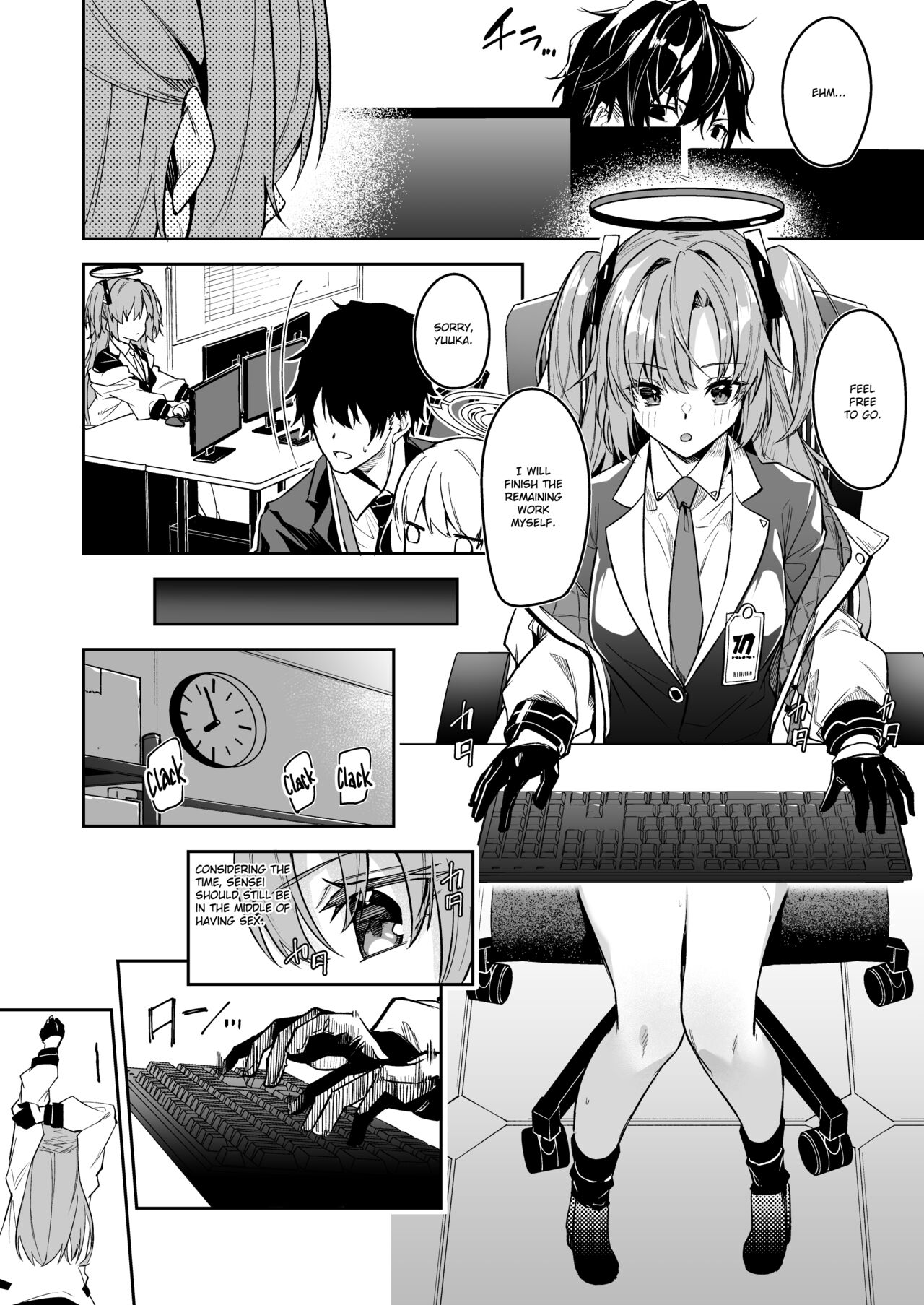 [Shinsekai Set (Hetaren)]Watashi ga Sensei no Musessou o Kyousei Shimasu!(Blue Archive) [English] [Kirby + Seal] [Digital] Page 4