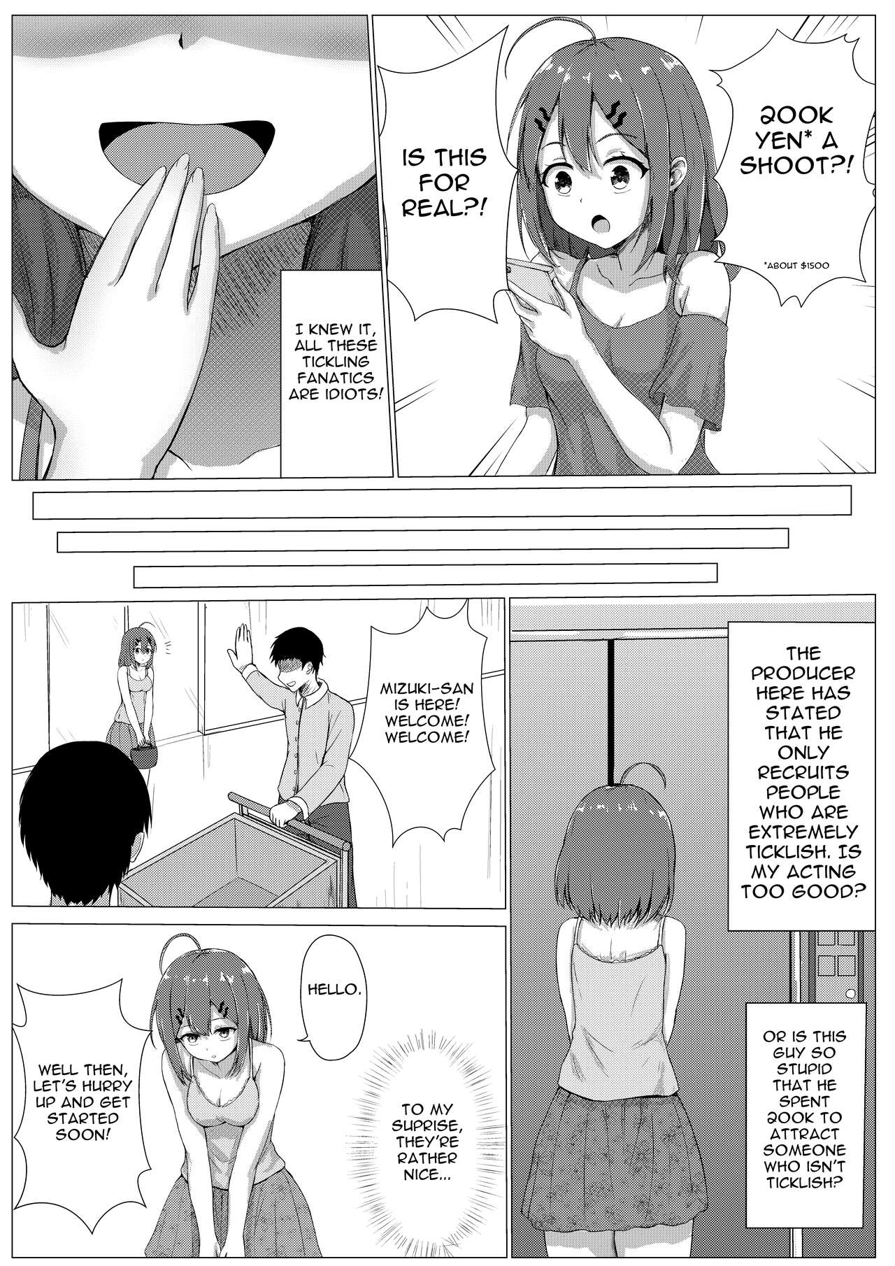 [Nisusu]Tickling Actress's Punishment[English] Page 4