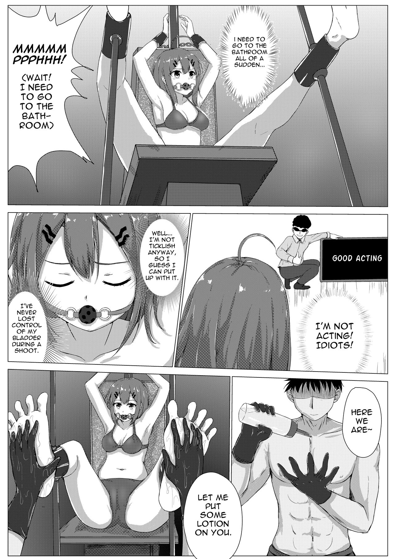 [Nisusu]Tickling Actress's Punishment[English] Page 8