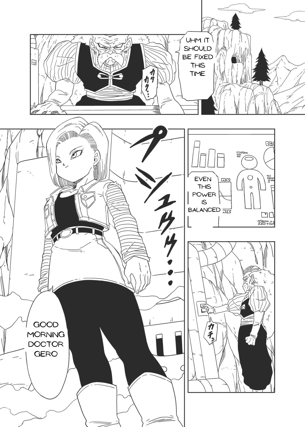 [Old School Academy (Amedama Akihito)]DB-X Doctor Gero x Android 18(Dragon Ball Z) [English] Page 2