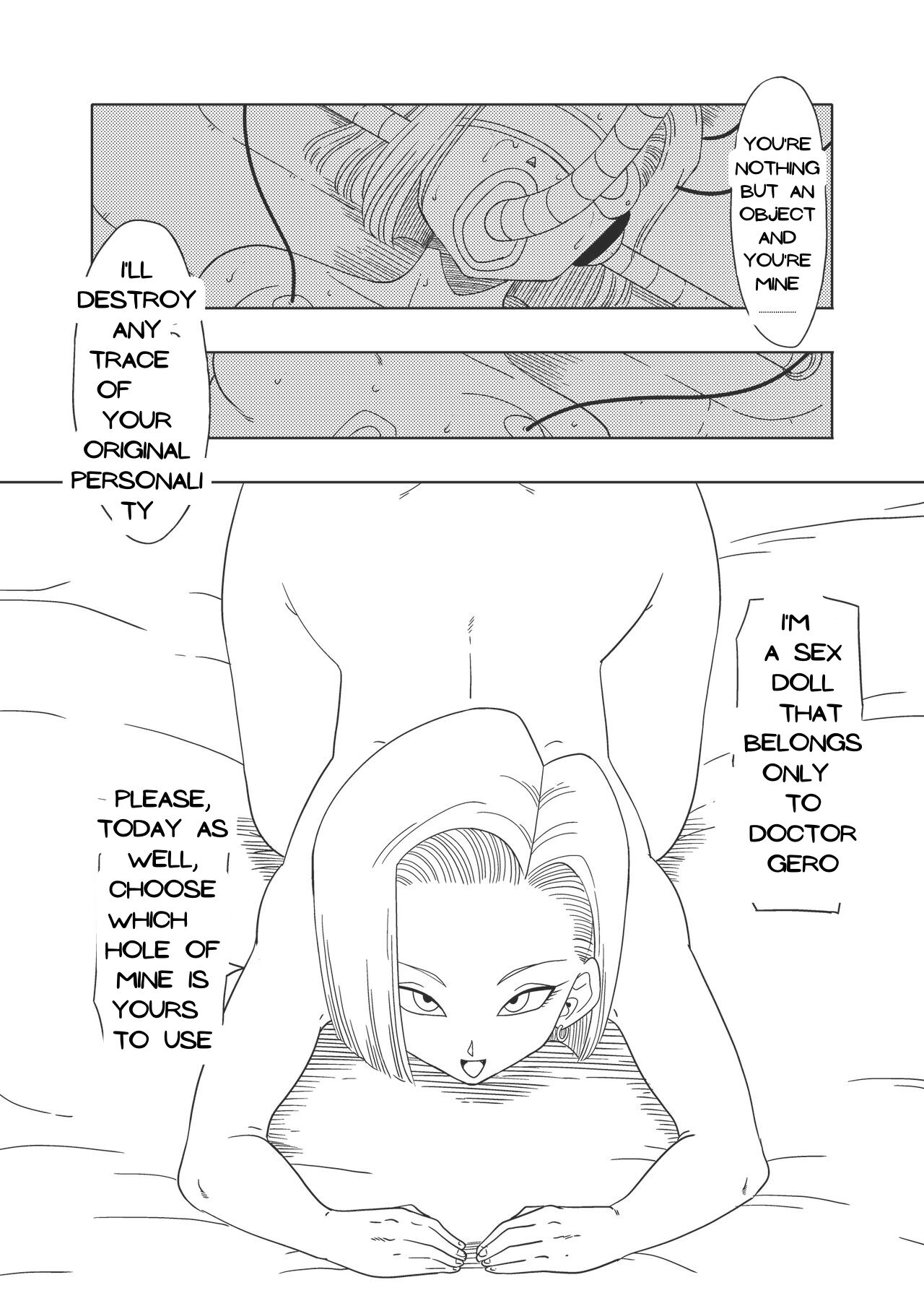 [Old School Academy (Amedama Akihito)]DB-X Doctor Gero x Android 18(Dragon Ball Z) [English] Page 23