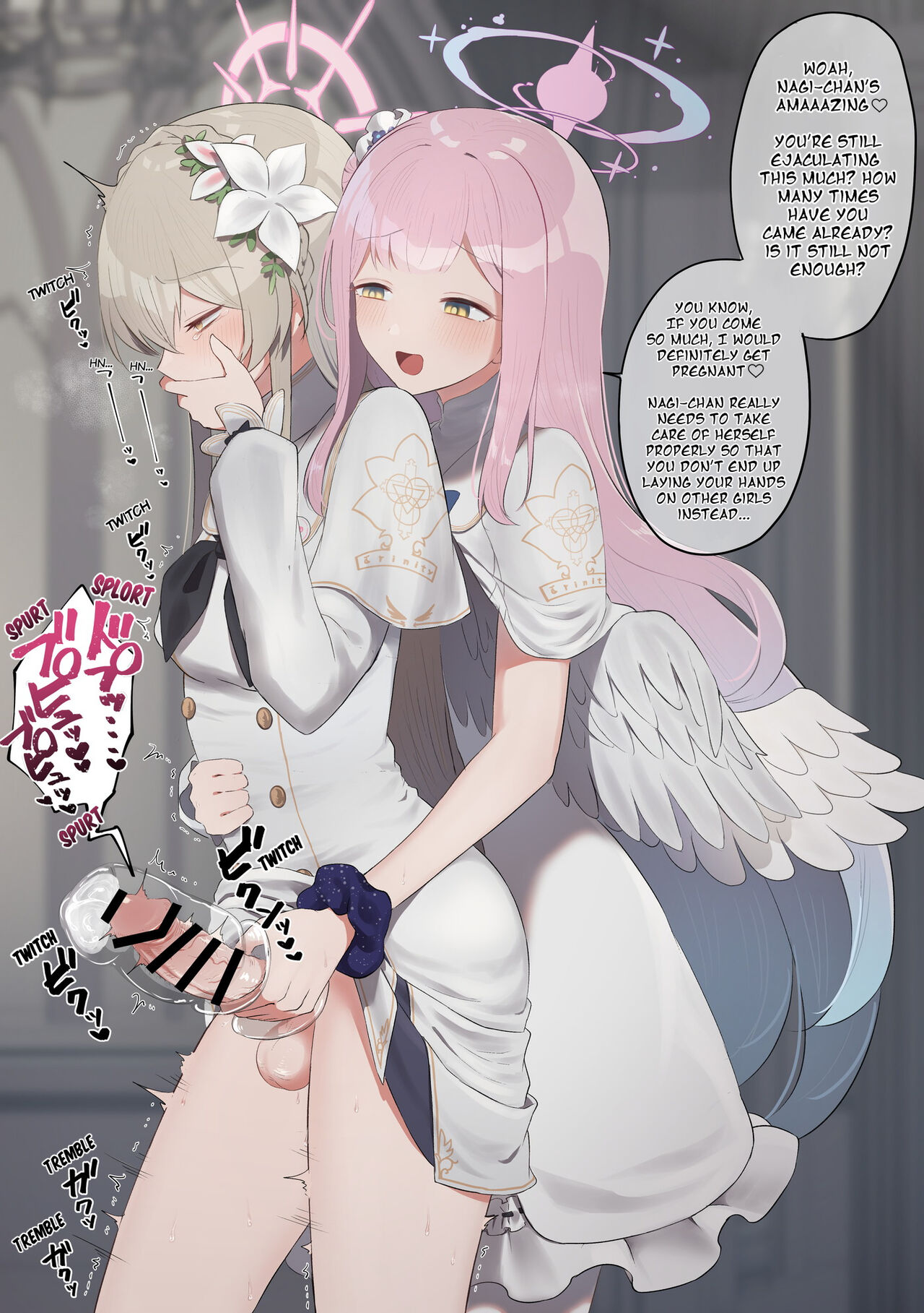 [Muchimo]The Tea Party's Futanari #1(Blue Archive) [English] [NoelHarkov] Page 9