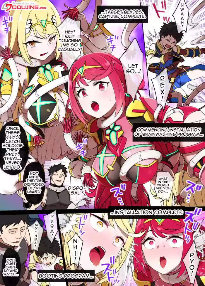 [Kusayarou]Homura & Hikari Sennou NTR Manga 14P | Homura & Hikari Brainwashing NTR(Xenoblade 2) [English] {Doujins.com}