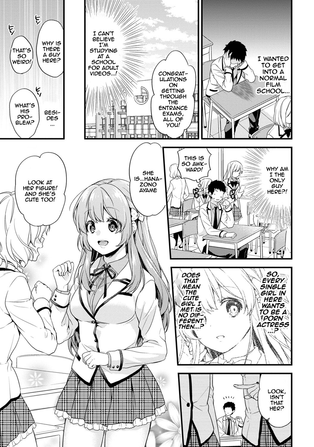 [Sorani]AV Senmon Gakkou e Youkoso! Ch. 1-4 | Welcome To AV Vocational School! Ch. 1-4[English] {Doujins.com} Page 3