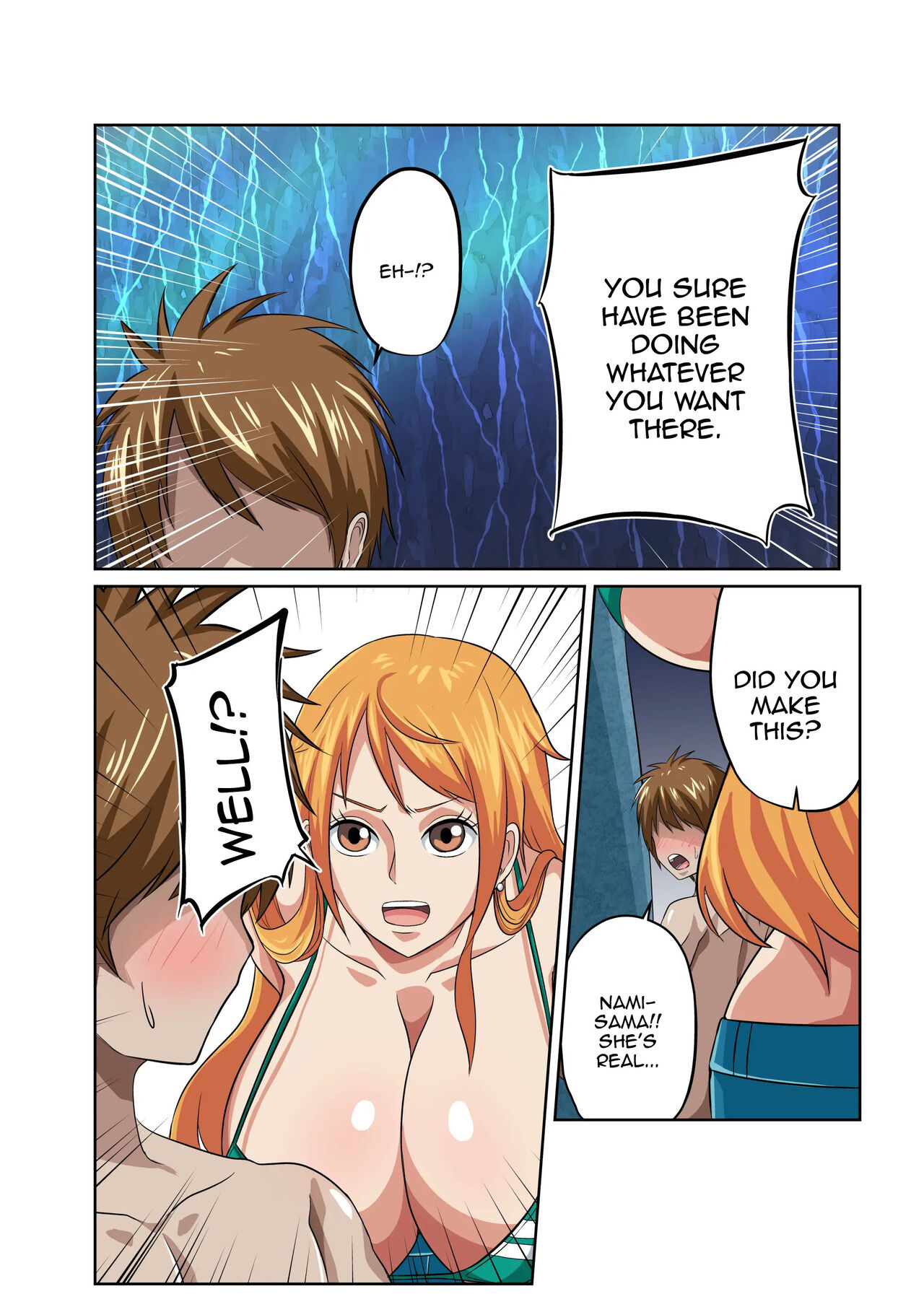 [Q Doujin]Dorobouneko no Douzou no Mae de | In Front Of The Thieving Cat's Bronze Statue(One Piece) [English] {Doujins.com} Page 6