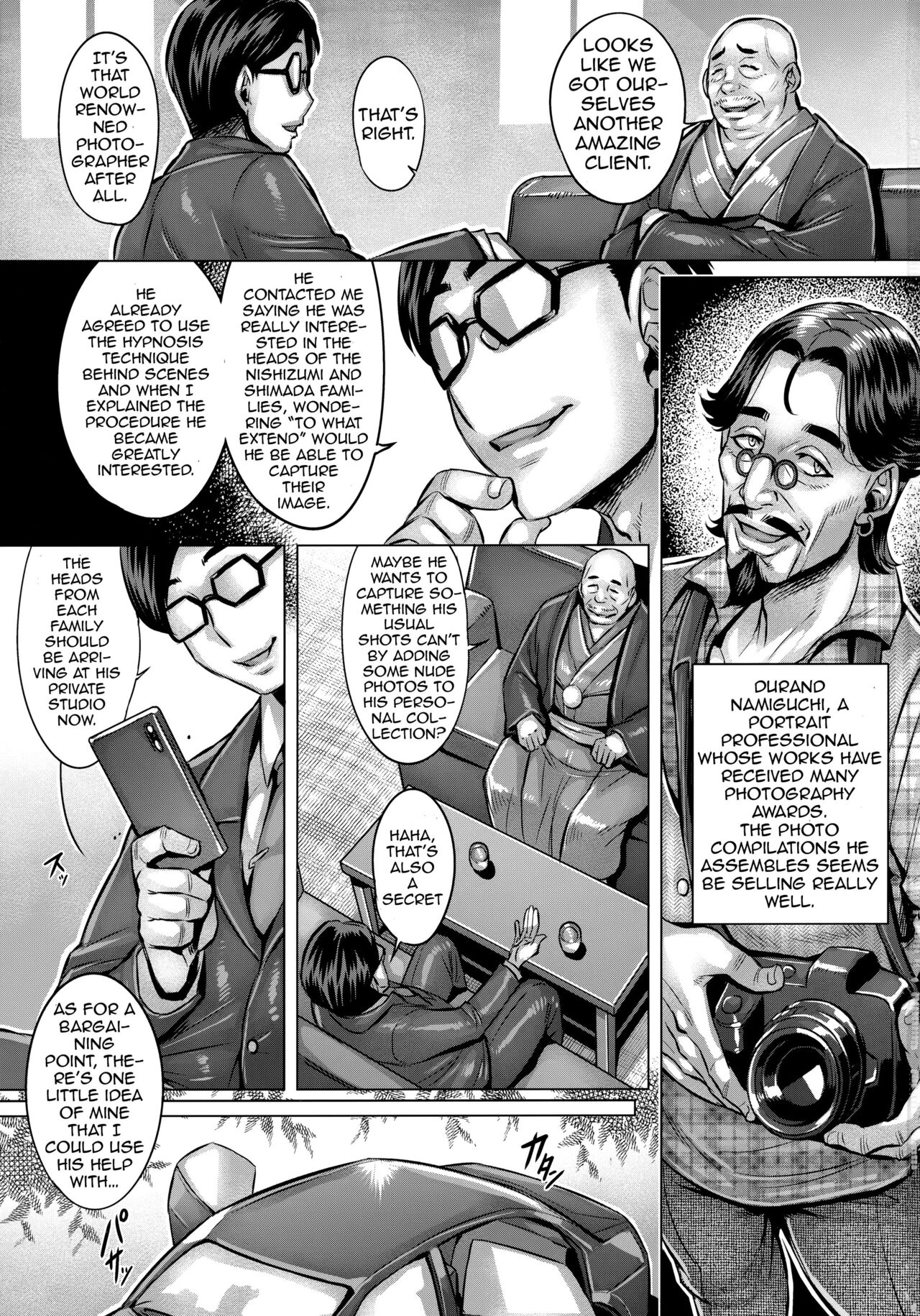 [Keigai Tengen (Momofuki Rio)]Sennou Sareta Iemoto-tachi no Zenra Inniku Satsueikai | The Mind Controlled Family Head's Fully Nude Photo Session(Girls und Panzer) [English] {Doujins.com} [Digital] Page 2
