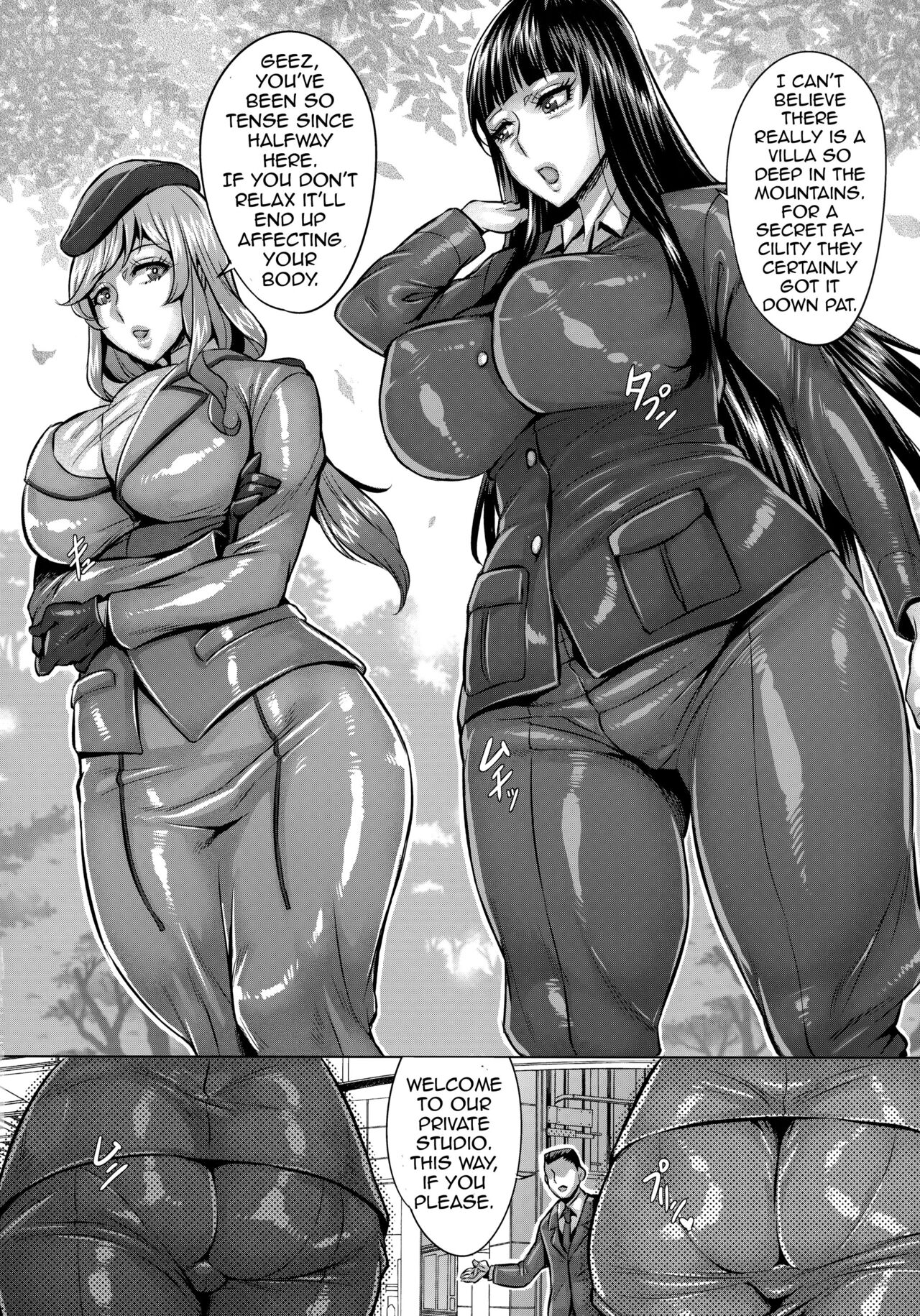 [Keigai Tengen (Momofuki Rio)]Sennou Sareta Iemoto-tachi no Zenra Inniku Satsueikai | The Mind Controlled Family Head's Fully Nude Photo Session(Girls und Panzer) [English] {Doujins.com} [Digital] Page 3