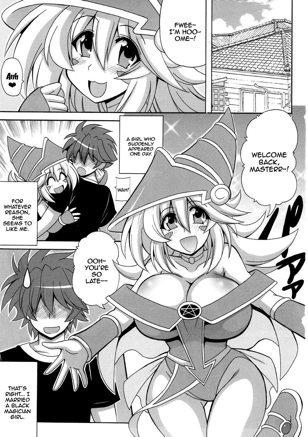 (SC2018 Spring) [Leaz Koubou (Oujano Kaze)]Oyome-san wa Magician Girl | Dark Magician Girl Is My Wife(Yu-Gi-Oh!) [English] {Doujins.com} Page 2