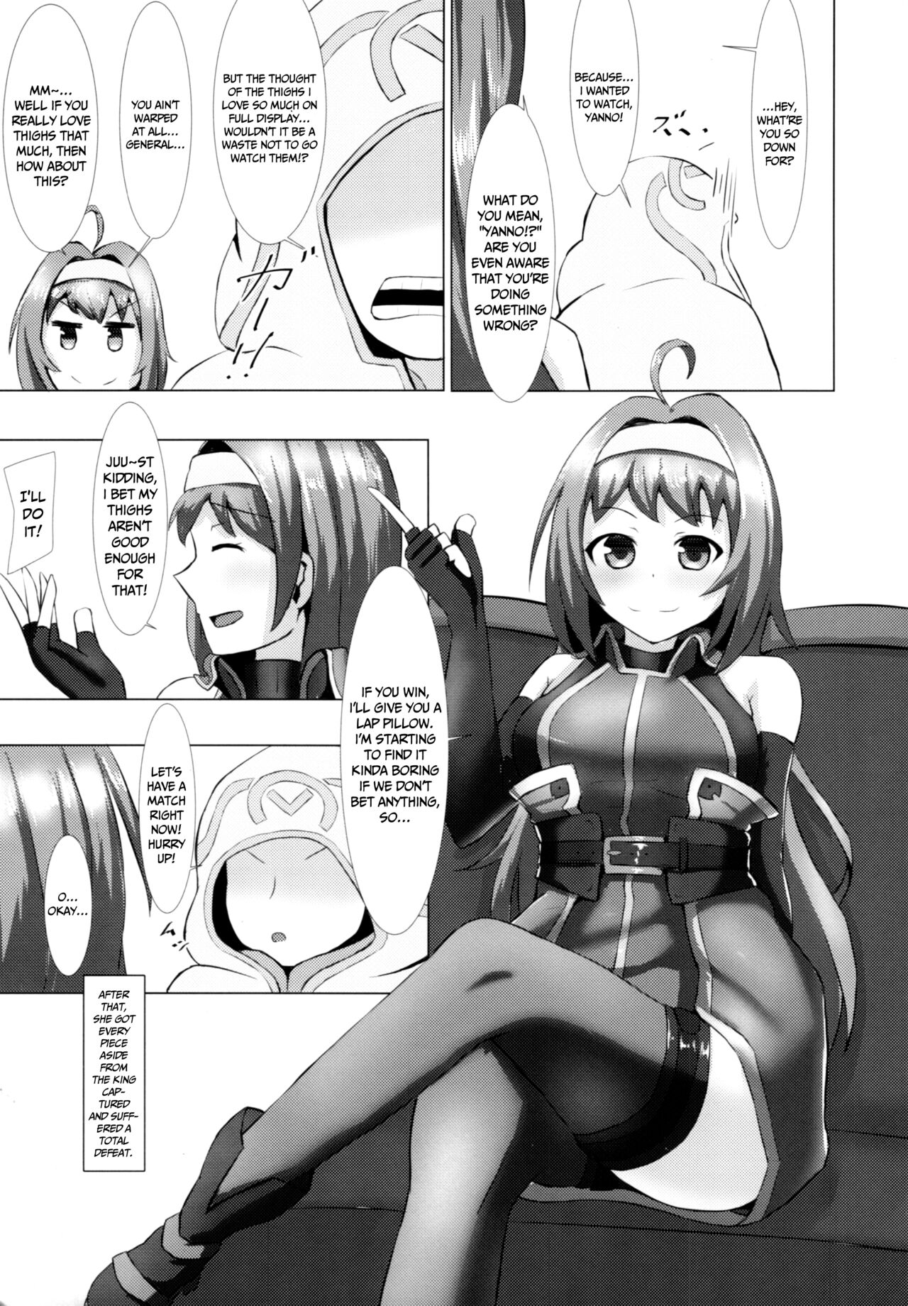 (C99) [Titto! (Timuni)]Chotto H na Shobugoto | A Little H Game(Fire Emblem: Path of Radiance) [English] {Doujins.com} [Digital] Page 6