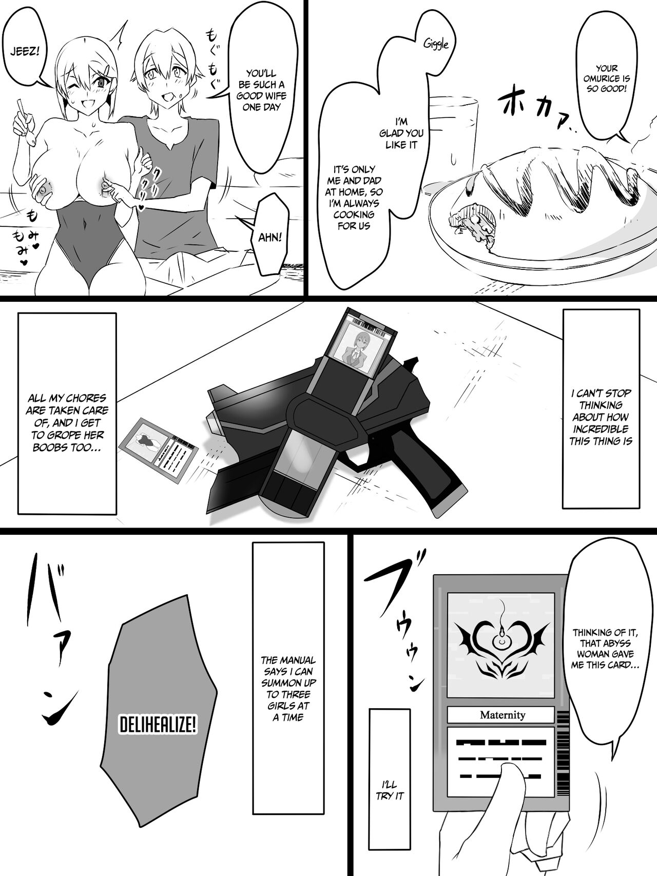 [Circle Kagemusya (Kagemusya)]"Shoukanjuu DX DeliHealizer" ver. 2 ~Card kara Josei o Shoukan shite Ecchi suru Ohanashi~ | Shoukanjuu DX DeliHealizer ver. 2 ~A Story About Summoning Girls From Cards to Fuck Them~[English] {Doujins.com} Page 4