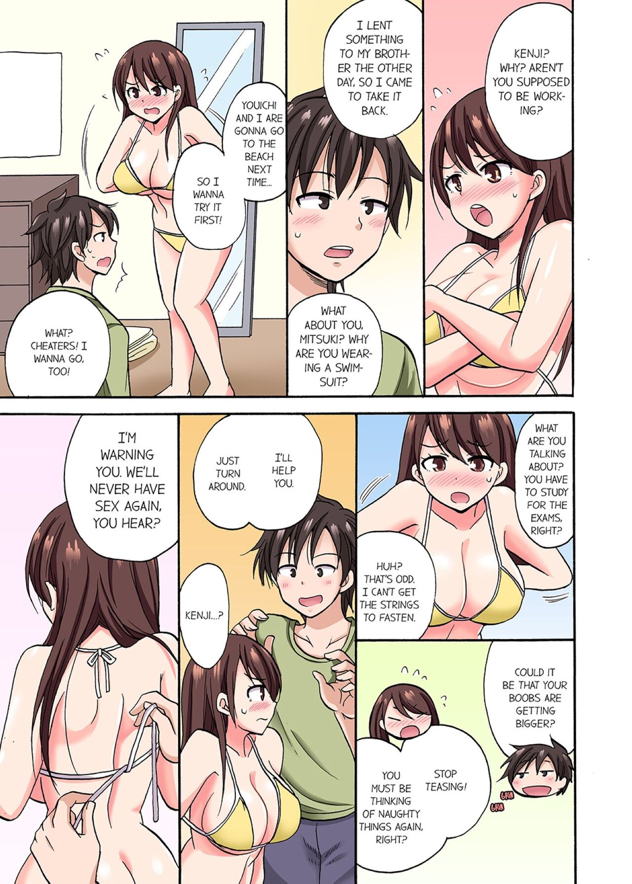 [Maimu Kotobuki]You Said Just the Tip… I Asked My Brother's Girlfriend to Have Sex With Me Without a Condom!!(Ch.01-77) [English] Page 56