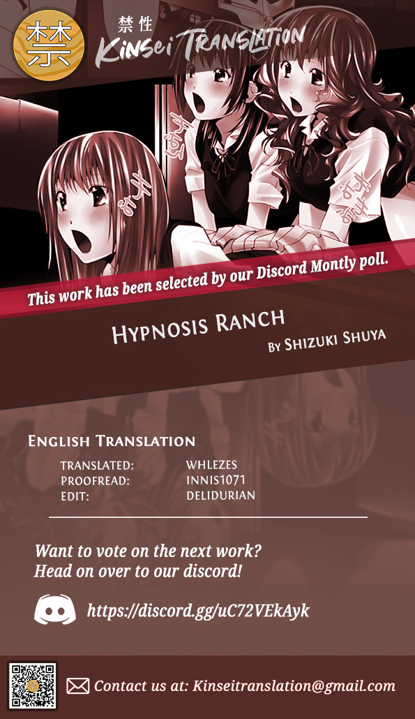 [Shizuki Shuya]Saimin Bokujou | Hypnosis Ranch(Jochiku no Utage) [English] [Kinsei Translations] [Digital] Page 27