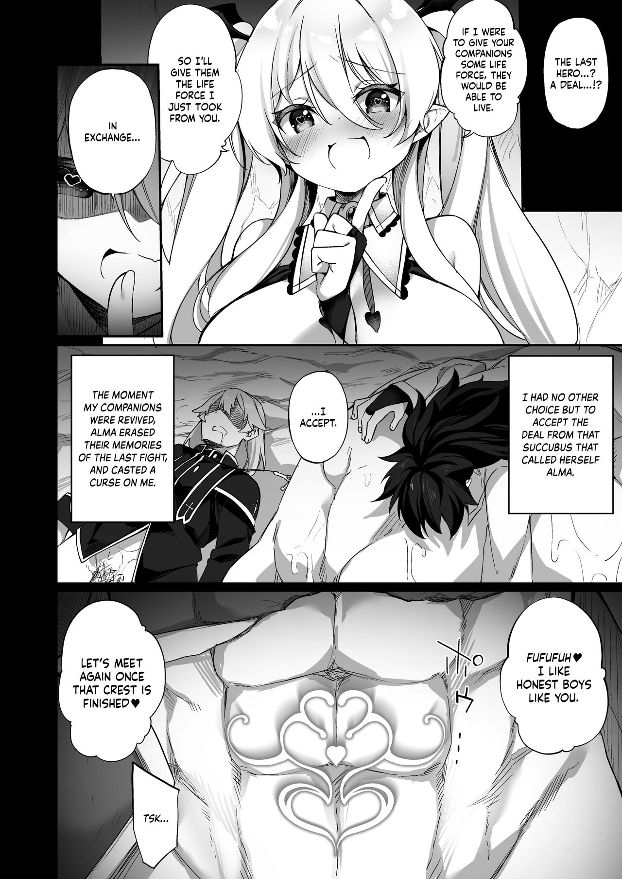 [Slime no Kanmuri (Kanmuri)]Maou ni Idonda Yuusha ga Succubus ni Ochite iku Hanashi | The Hero That Defeated the Demon Lord ♂ Falls Into a Succubus[English] [Kinsei Translations] Page 11