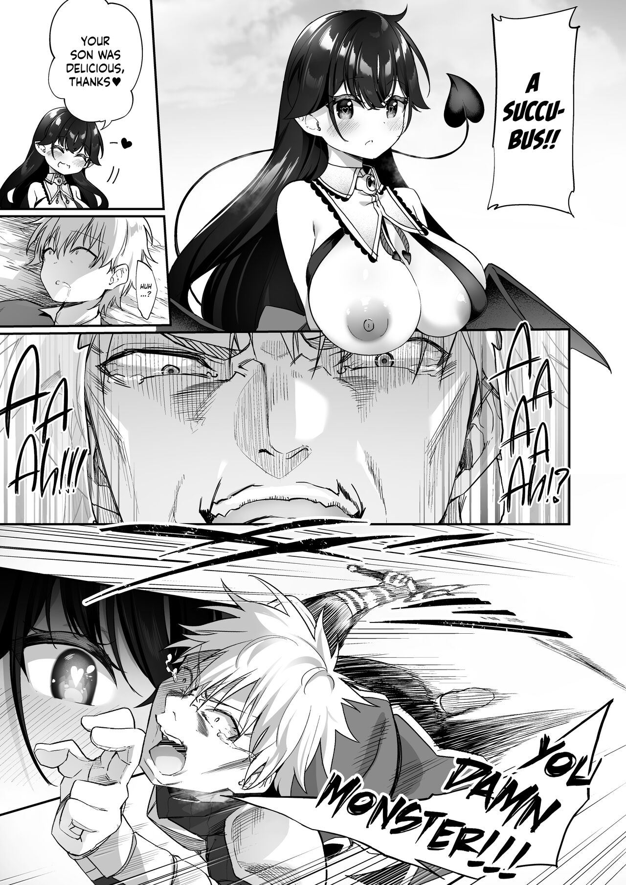 [Slime no Kanmuri (Kanmuri)]Maou ni Idonda Yuusha ga Succubus ni Ochite iku Hanashi | The Hero That Defeated the Demon Lord ♂ Falls Into a Succubus[English] [Kinsei Translations] Page 24