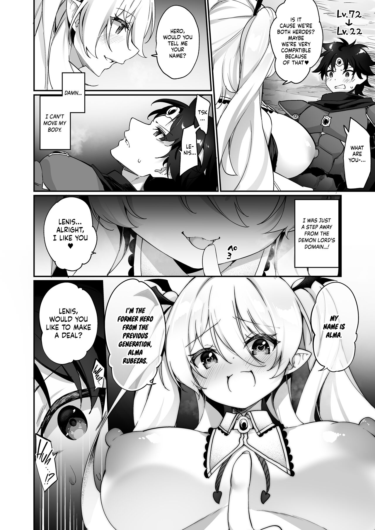 [Slime no Kanmuri (Kanmuri)]Maou ni Idonda Yuusha ga Succubus ni Ochite iku Hanashi | The Hero That Defeated the Demon Lord ♂ Falls Into a Succubus[English] [Kinsei Translations] Page 5