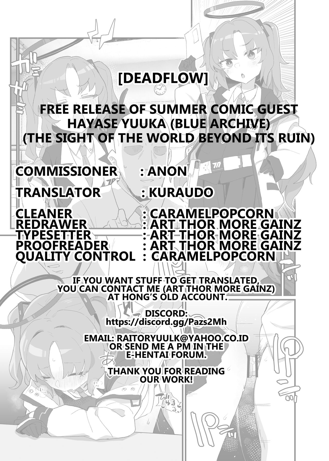 [deadflow]Gemukaihatsubuha shuryo shimashita gesuto manga(Blue Archive) [English] [Kuraudo] Page 31