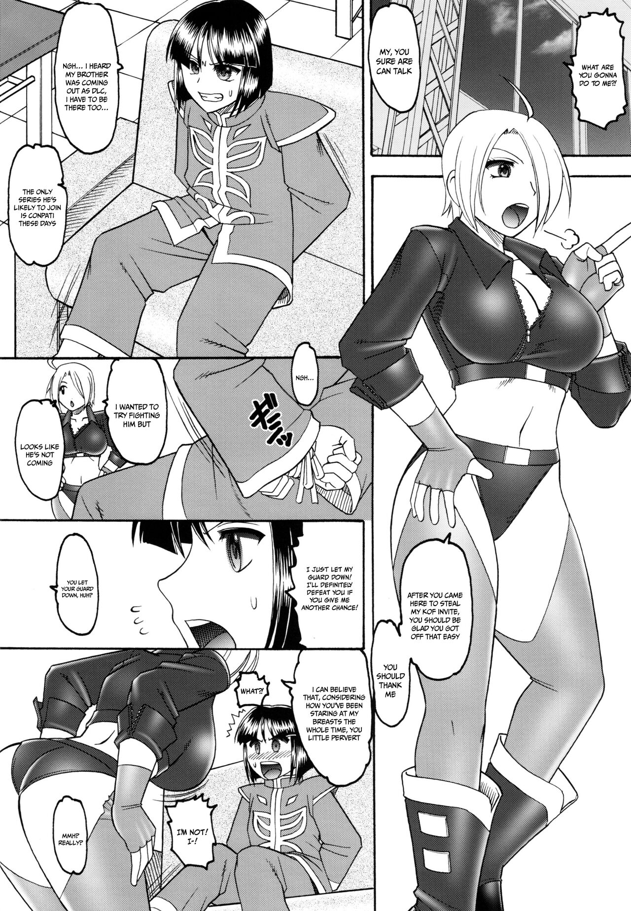 (C90) [SEMEDAIN G (Mokkouyou Bond, Mizutani Mint)]Akujo-tachi no Itazura | Mischief of The Wicked Women(King of Fighters) [English] {Doujins.com} Page 4