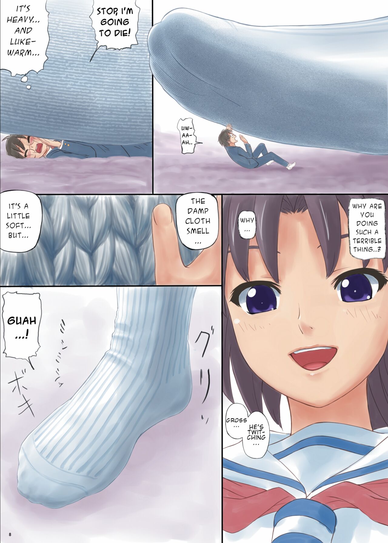 (C81) [Ashurame Gajoh (Manzi_SS, Shirousagi, etc)]Kairiki Kyodai Musume | Superhuman Strength Giantess(Various) [English] Page 7