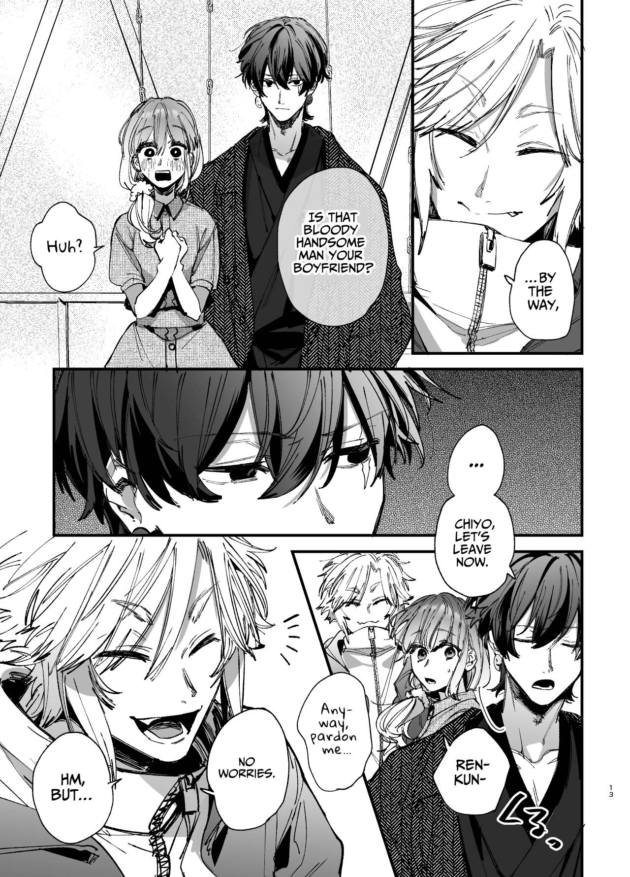 [Umenegi Daimyoujin (Umekoppe)]Saikyou Himokuzu Haraiya Ren-kun ni Dakitsubusareru made 2 | Until the Trashiest Boy Toy Exorcist Ren-kun Crushes Me in His Embrace 2[English] Page 13