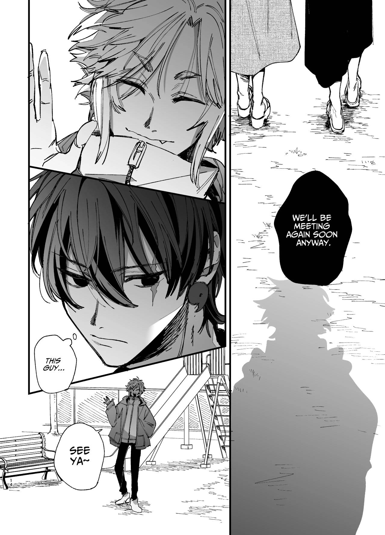 [Umenegi Daimyoujin (Umekoppe)]Saikyou Himokuzu Haraiya Ren-kun ni Dakitsubusareru made 2 | Until the Trashiest Boy Toy Exorcist Ren-kun Crushes Me in His Embrace 2[English] Page 14