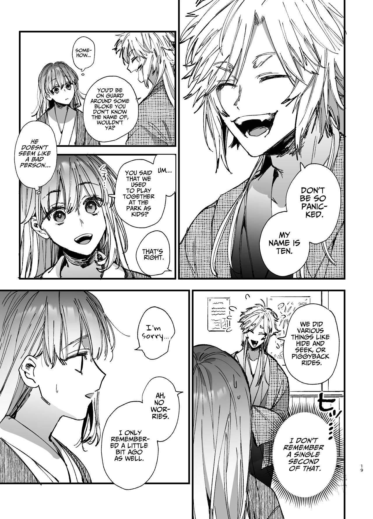 [Umenegi Daimyoujin (Umekoppe)]Saikyou Himokuzu Haraiya Ren-kun ni Dakitsubusareru made 2 | Until the Trashiest Boy Toy Exorcist Ren-kun Crushes Me in His Embrace 2[English] Page 19