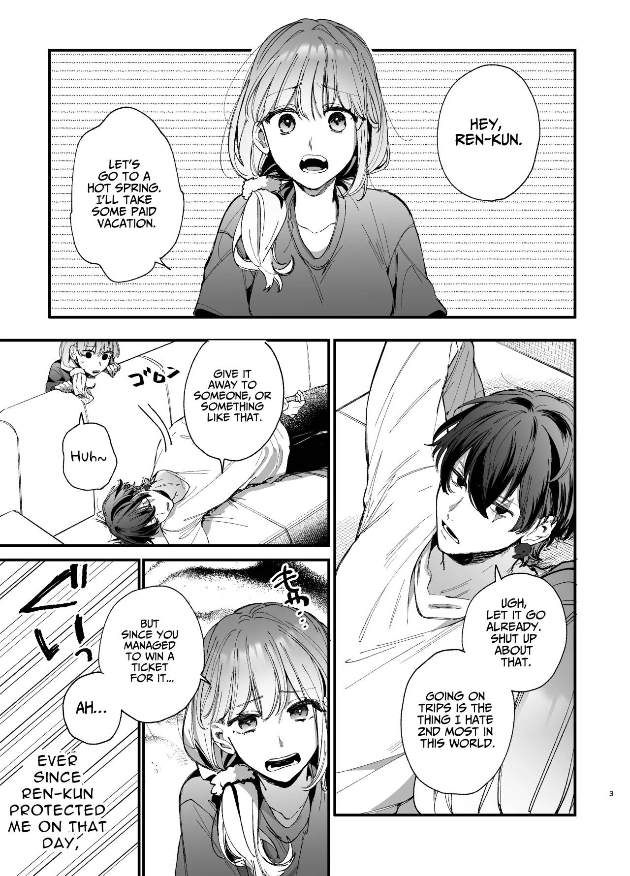 [Umenegi Daimyoujin (Umekoppe)]Saikyou Himokuzu Haraiya Ren-kun ni Dakitsubusareru made 2 | Until the Trashiest Boy Toy Exorcist Ren-kun Crushes Me in His Embrace 2[English] Page 3