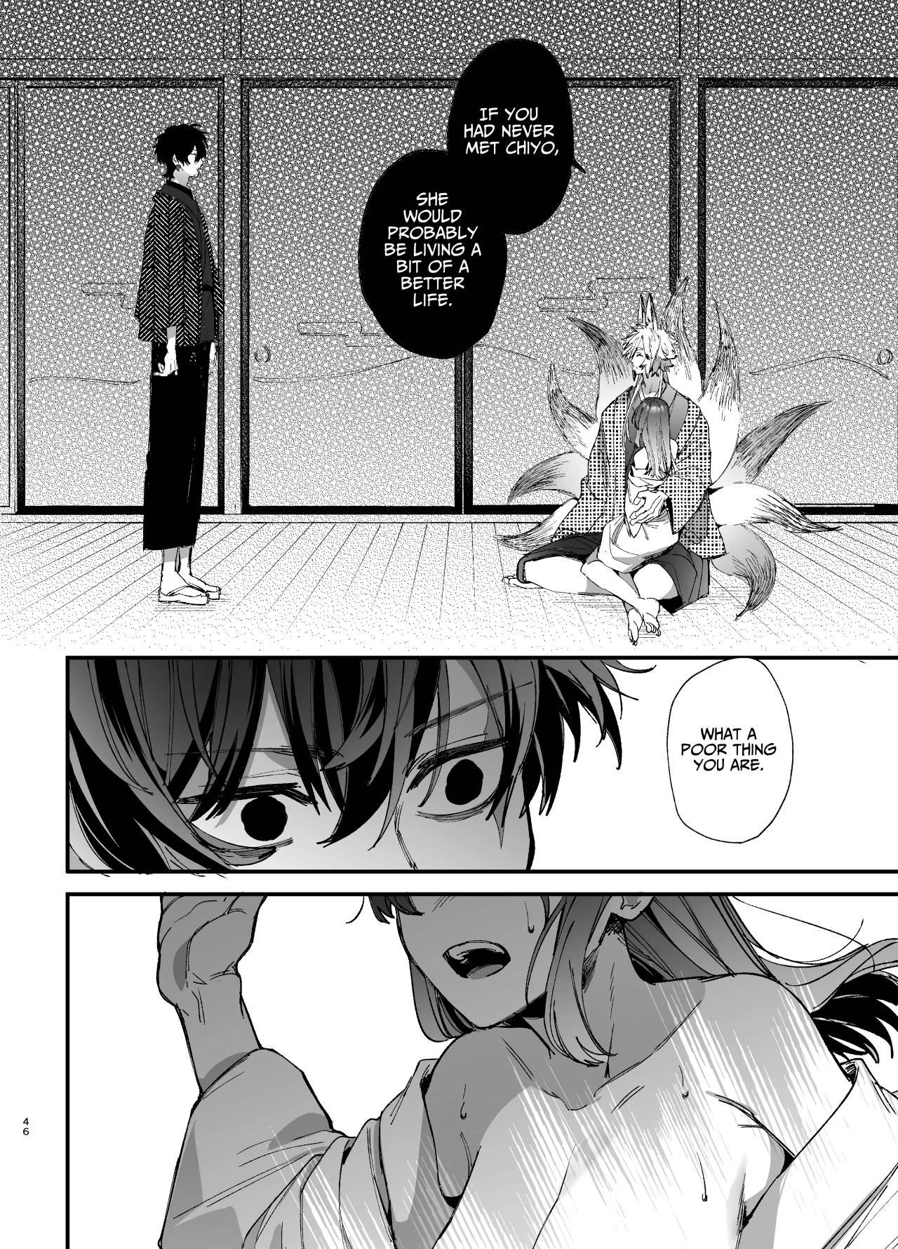 [Umenegi Daimyoujin (Umekoppe)]Saikyou Himokuzu Haraiya Ren-kun ni Dakitsubusareru made 2 | Until the Trashiest Boy Toy Exorcist Ren-kun Crushes Me in His Embrace 2[English] Page 46