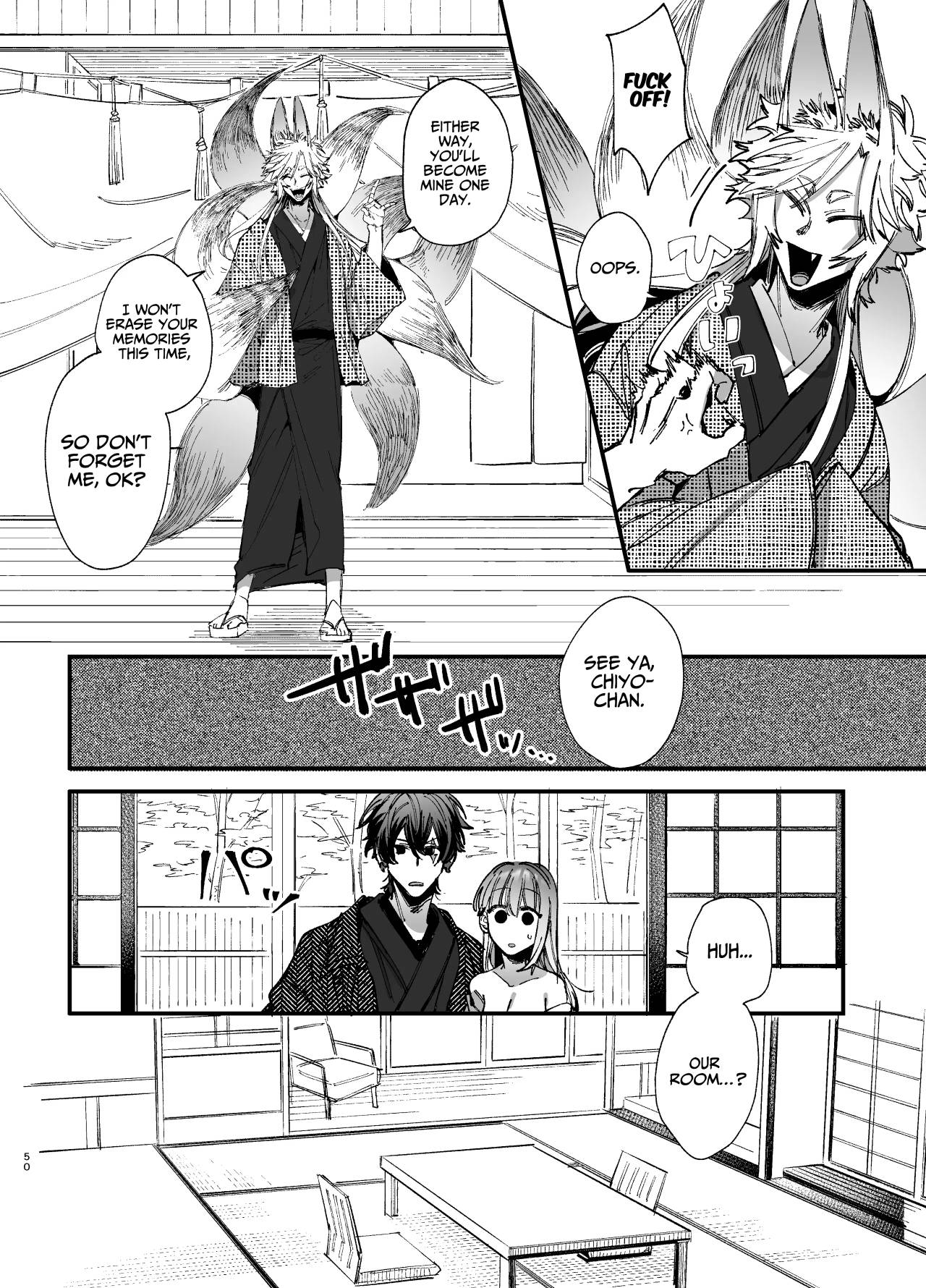 [Umenegi Daimyoujin (Umekoppe)]Saikyou Himokuzu Haraiya Ren-kun ni Dakitsubusareru made 2 | Until the Trashiest Boy Toy Exorcist Ren-kun Crushes Me in His Embrace 2[English] Page 50