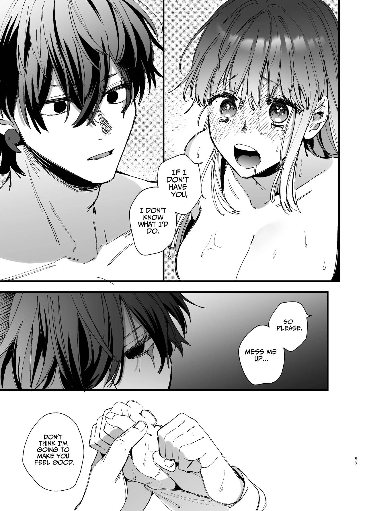 [Umenegi Daimyoujin (Umekoppe)]Saikyou Himokuzu Haraiya Ren-kun ni Dakitsubusareru made 2 | Until the Trashiest Boy Toy Exorcist Ren-kun Crushes Me in His Embrace 2[English] Page 59