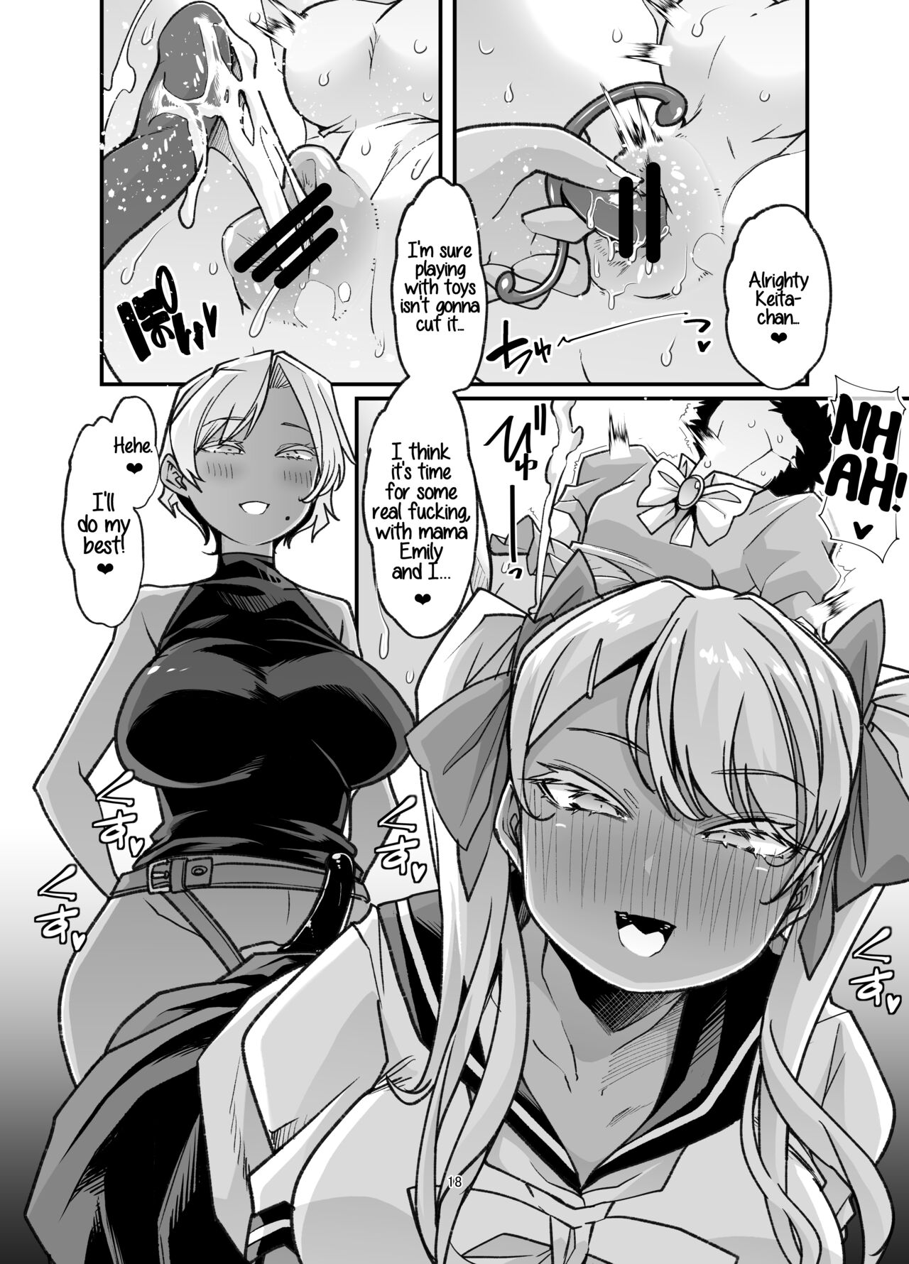 [Team Harenchi (Mitsuhime Moka)]Rinri Hanten Mama After[English] [RyuugaTL] [Digital] Page 18