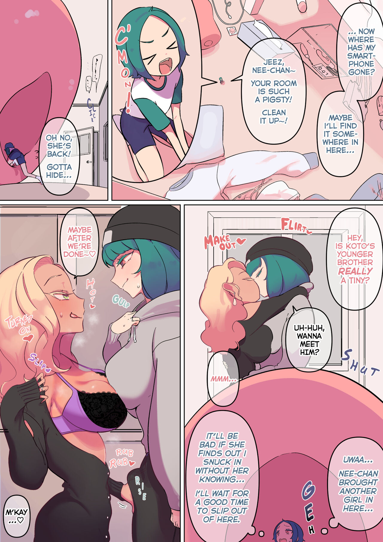 [Nyama]Futa onna no onaho de kobito kurasshu to VORE manga[English] Page 1