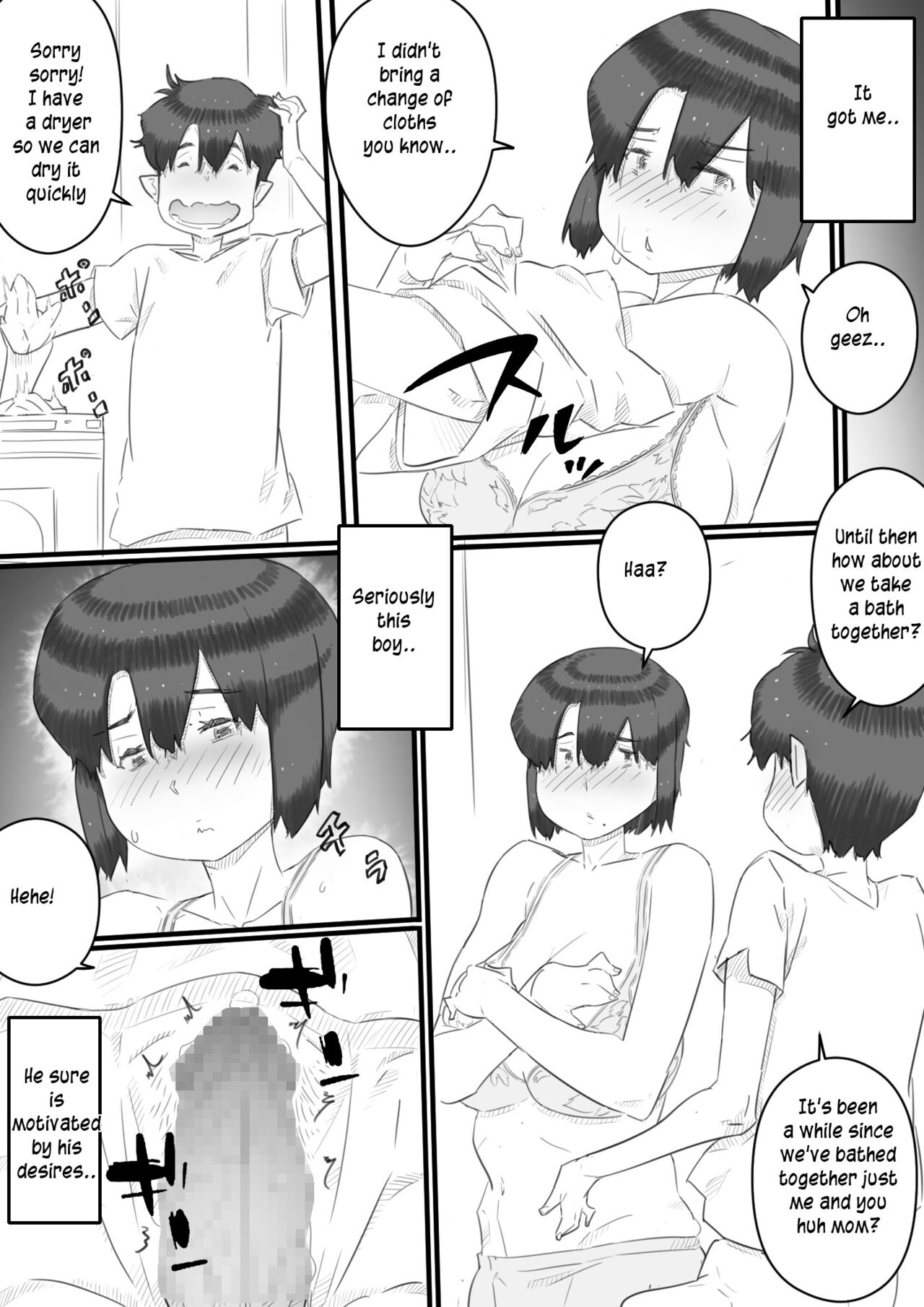 [Hirekatsu]Hitorigurashi no Musuko no Heya de | Staying over at my son's apartment[English] [innyinny] Page 12