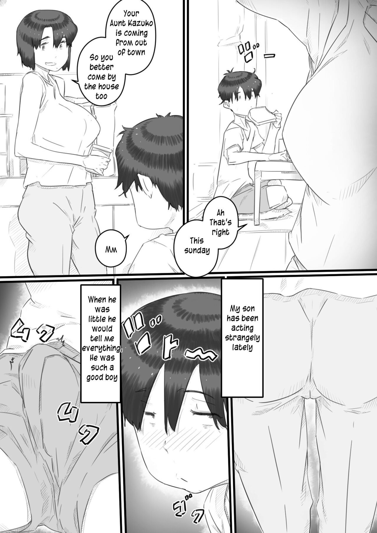 [Hirekatsu]Hitorigurashi no Musuko no Heya de | Staying over at my son's apartment[English] [innyinny] Page 3