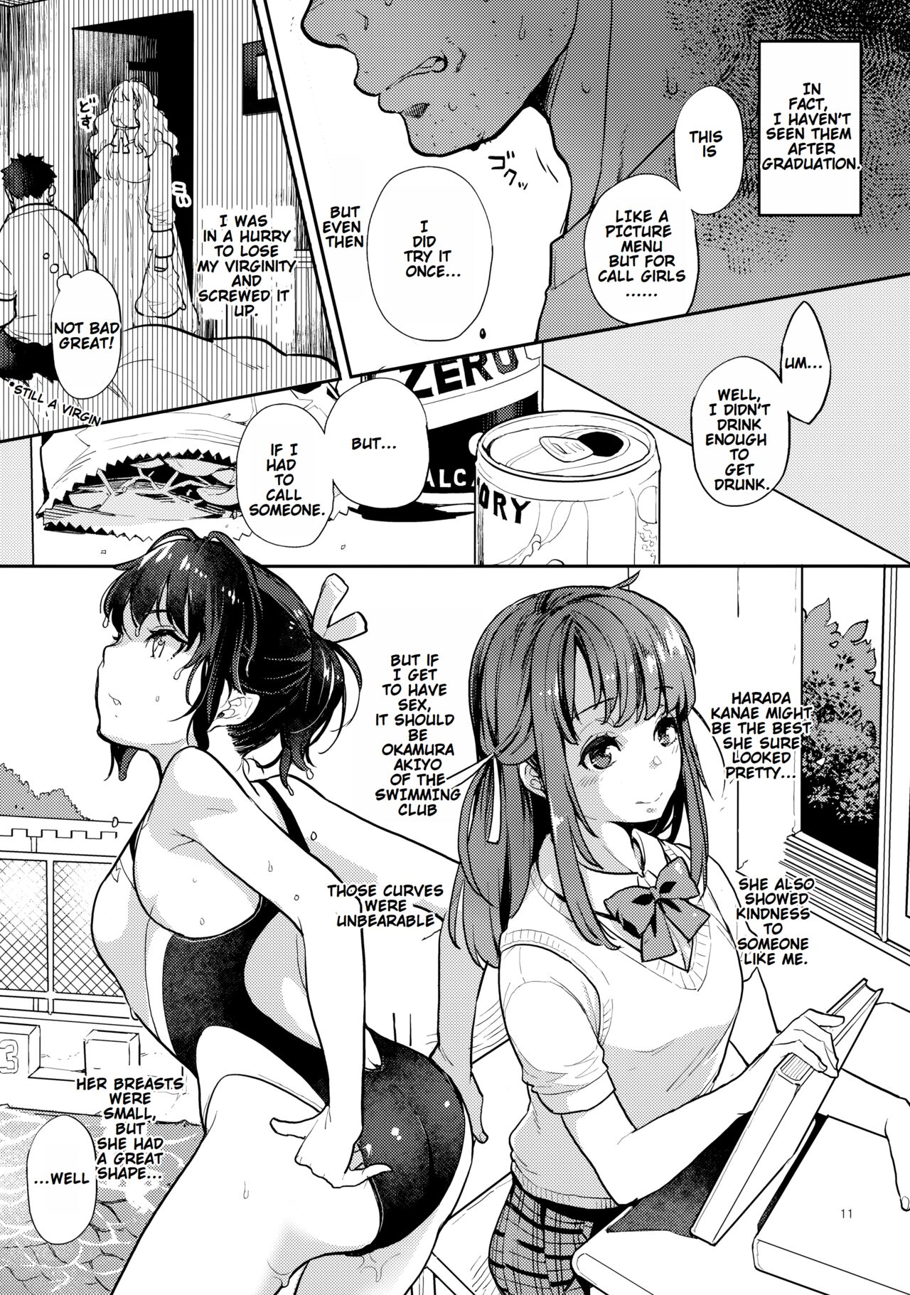 [Karegare (Kagami, Rei)]Doukyuusei Fuuzoku | Hooker Classmates[English] [Ivami Naparam] Page 10