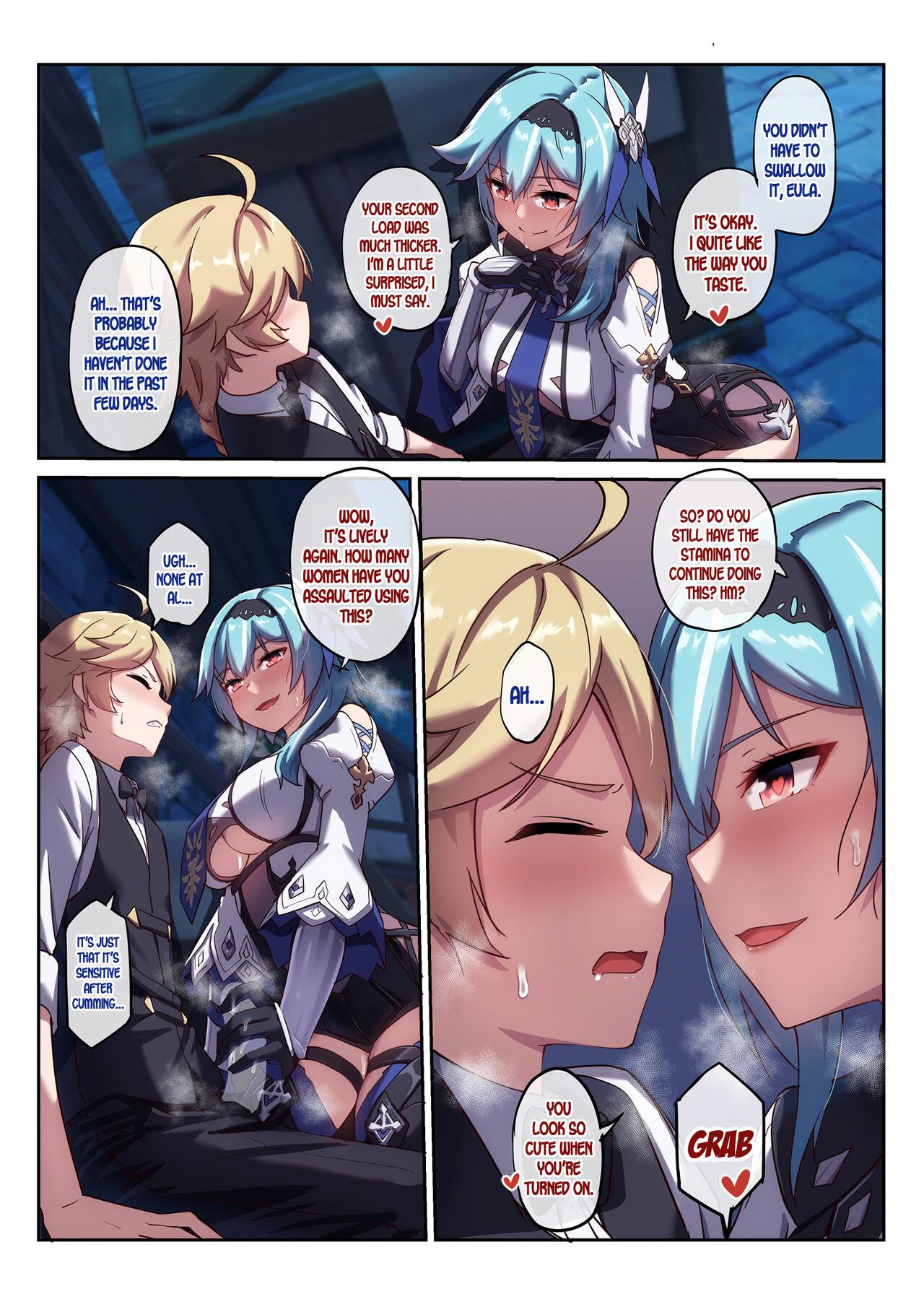 [Longbow Flintlock]Eula no Yotta Koudou | Eula's Drunken Escapade(Genshin Impact) [English] [LunaticSeibah] Page 15