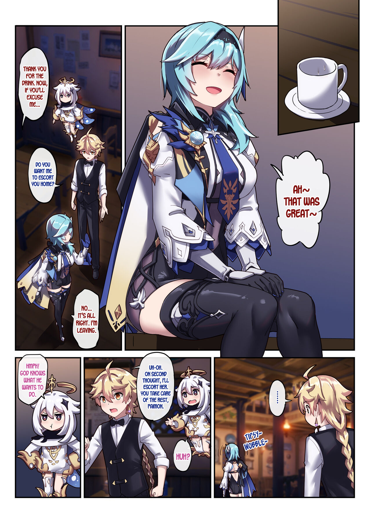 [Longbow Flintlock]Eula no Yotta Koudou | Eula's Drunken Escapade(Genshin Impact) [English] [LunaticSeibah] Page 2