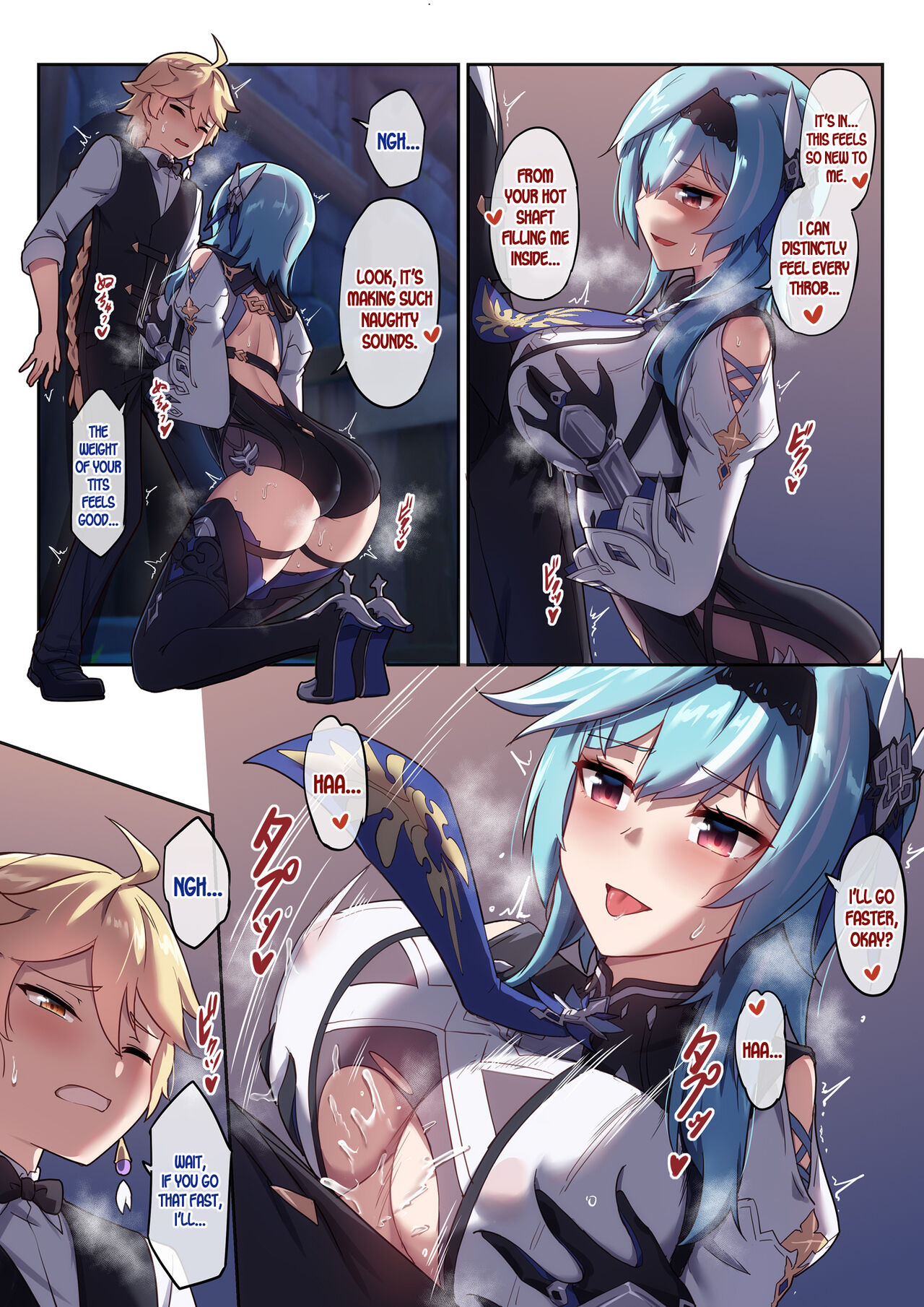 [Longbow Flintlock]Eula no Yotta Koudou | Eula's Drunken Escapade(Genshin Impact) [English] [LunaticSeibah] Page 7