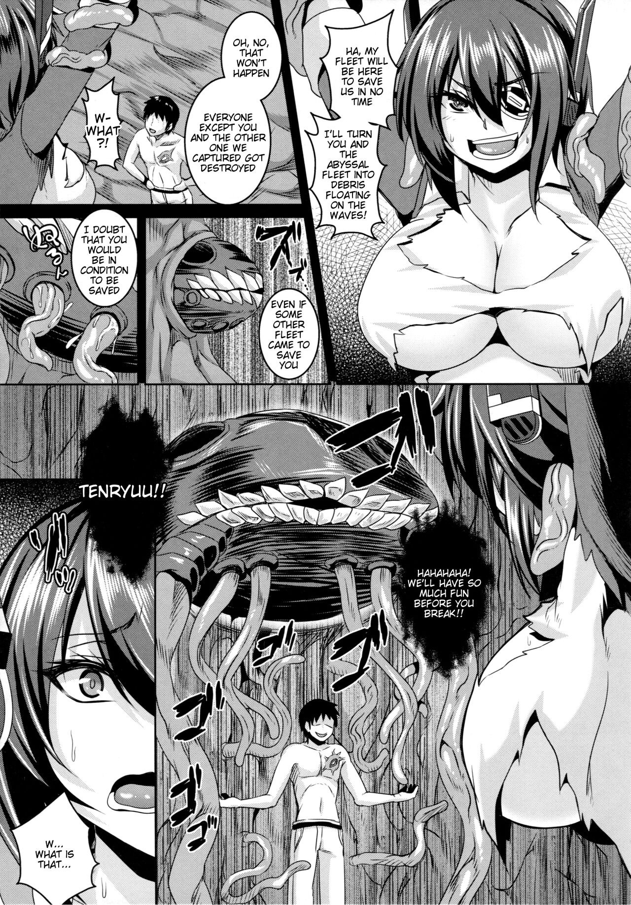 (C86) [Tiramisu Tart (Kazuhiro)]Naedoko Tenryuu(Kantai Collection -KanColle-) [English] [Tigoris Translates] Page 4