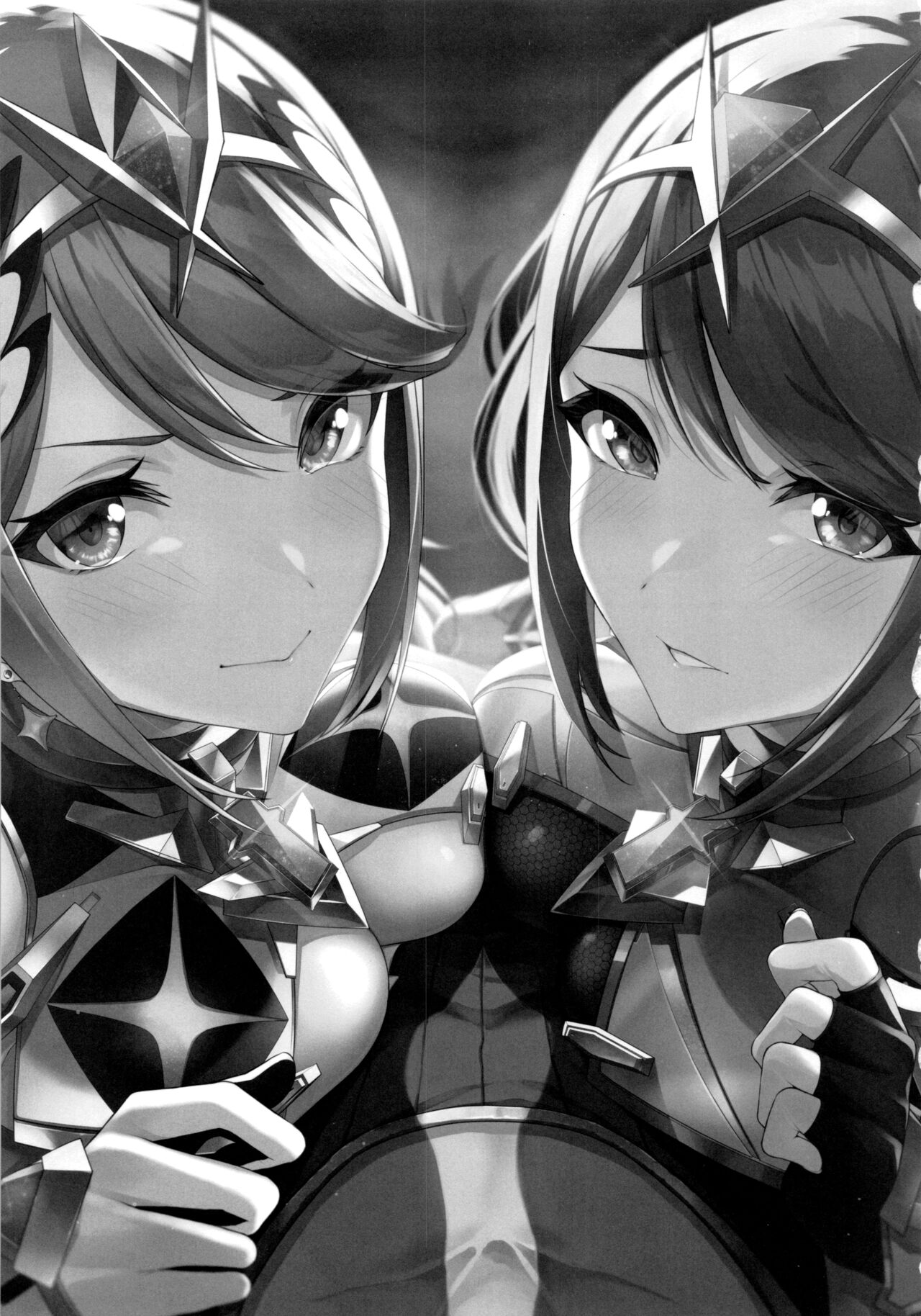 (C99) [Yuuki Nyuugyou (Yuuki Shin)]Hikari sasu Enten no Mitibiki | Guidance of The Blazing Radiance(Xenoblade Chronicles 2) [English] [Coffedrug] [Decensored] Page 2