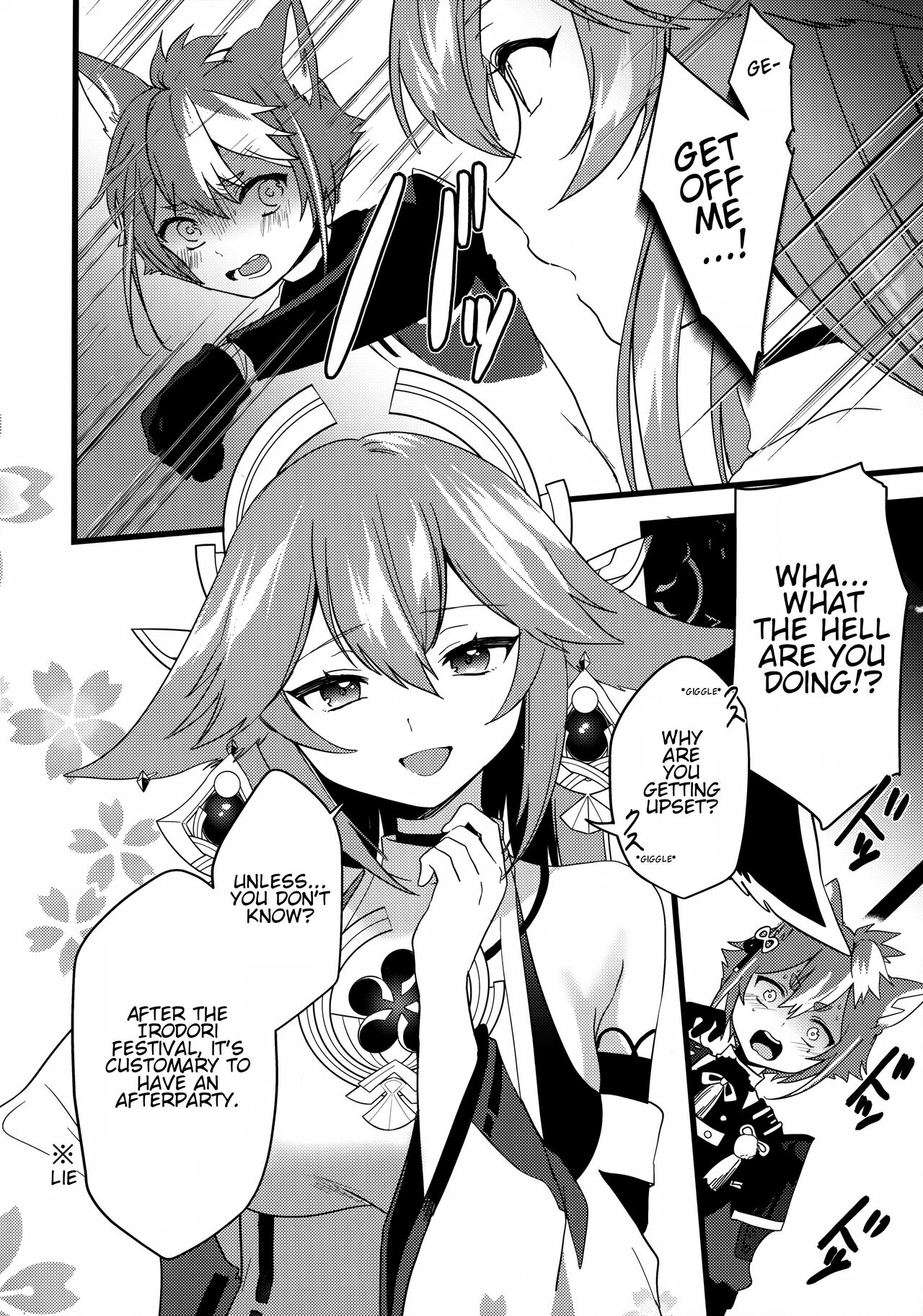 (C100) [PANA LAND (Kazepana)]Inu to Kitsune ga Majiwaru Yoru ni | The Relationship Between The Dog And Fox In The Night(Genshin Impact) [English] [JKScans] Page 8