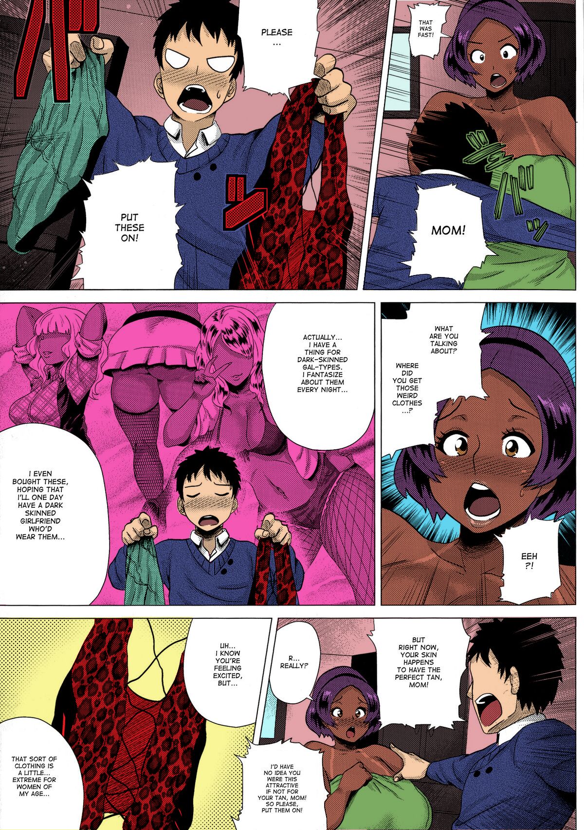 [Yokkora]Juku Gal Mama Yukie | Mature Gal Mama Yukie(Megabody Night ~Watashi no Oniku o Meshiagare~) [English] [desudesu] [Colorized] Page 3