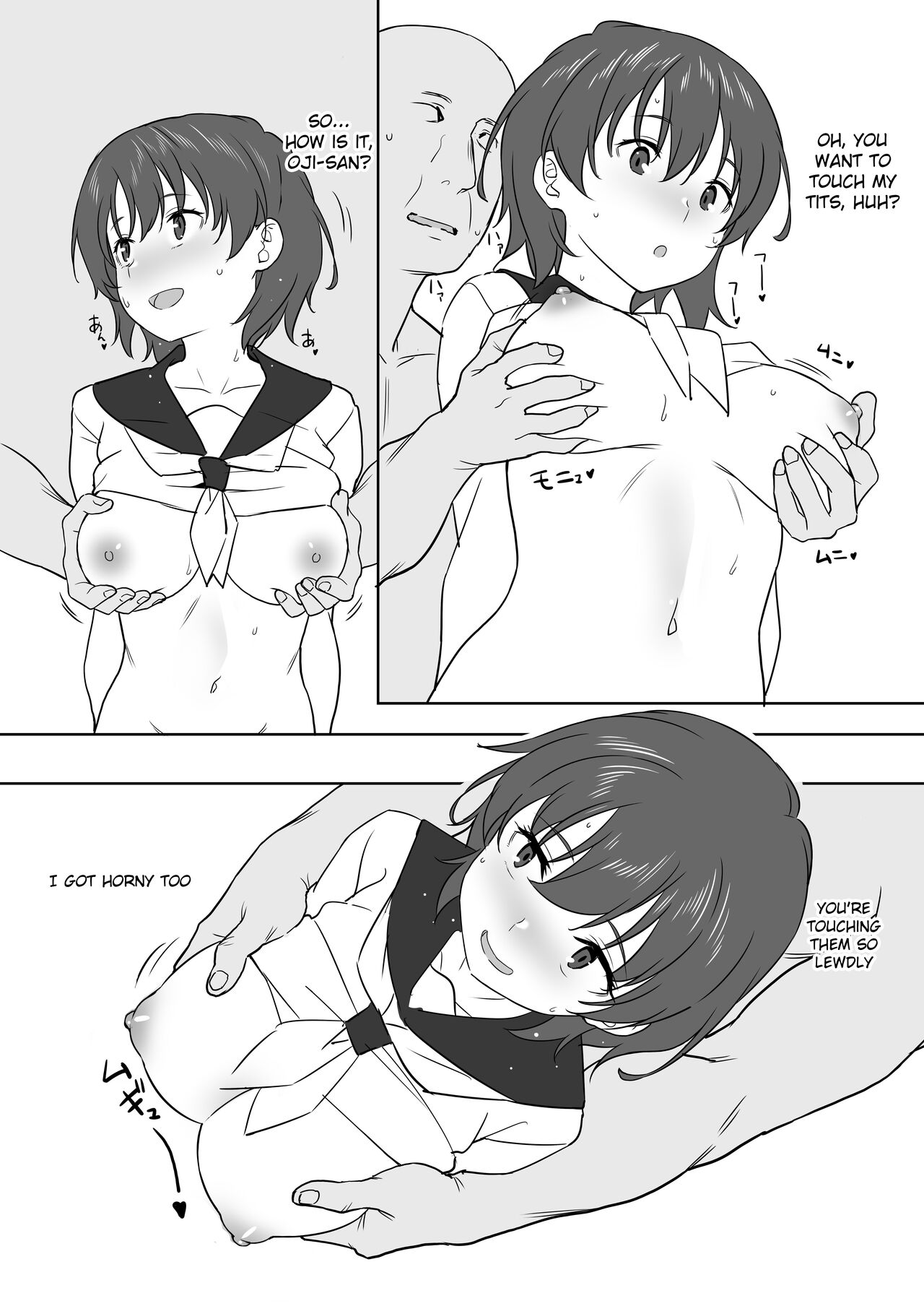 (C99) [Kamagabuchi (Hatanaka)]Schoolgirl and Old Man[English] [Gagak_Ireng] Page 9