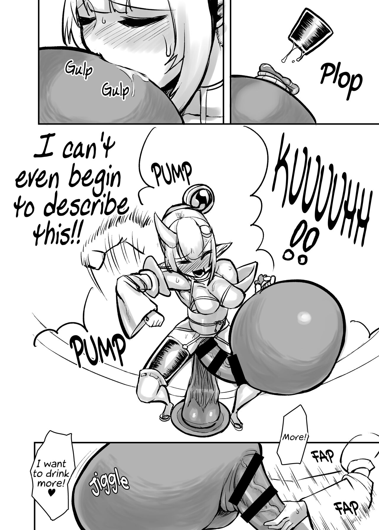 [Nisin Sansin (Nisin)]Futanari Oni no Onitamazake | Futanari Demon's Oni Nut Sake[English] Page 9
