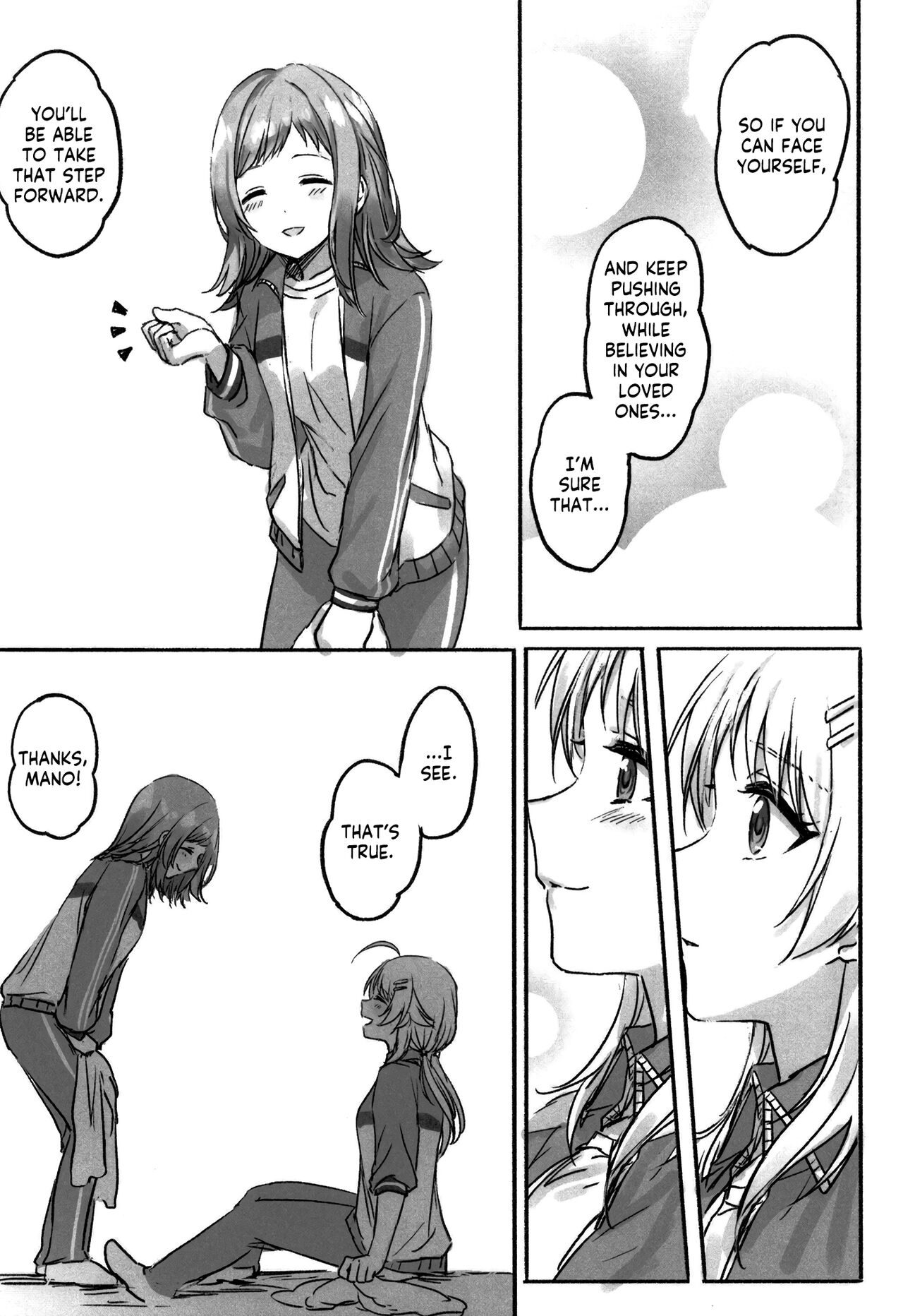 (2021-03 Akihabara Chou Doujinsai) [Tsuki no Uragawa (Romi)]Hachimiya-san to Kazano-san wa Sex ga Dekinai(THE iDOLM@STER: Shiny Colors) [English] [GenericWeeb] Page 20