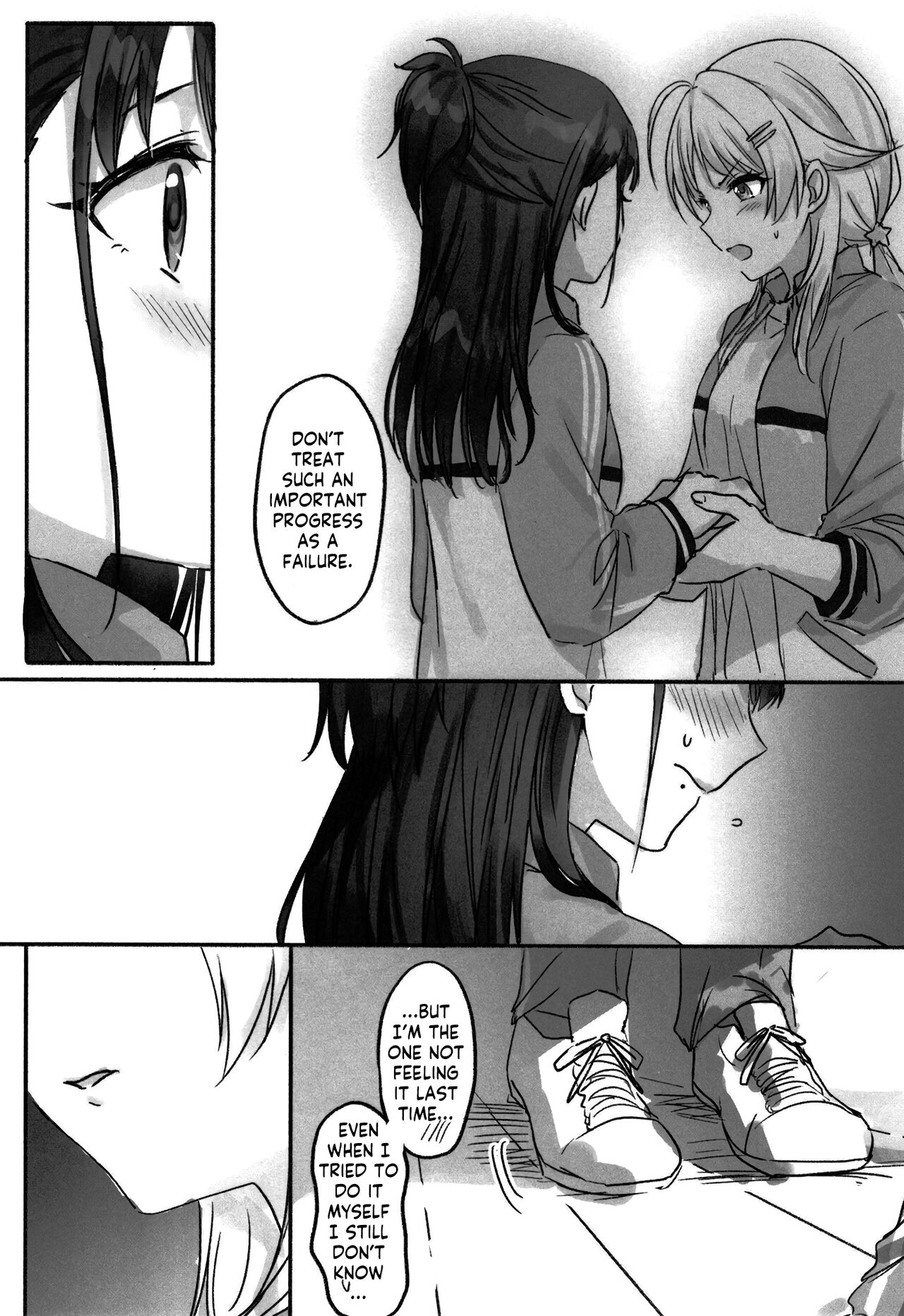 (2021-03 Akihabara Chou Doujinsai) [Tsuki no Uragawa (Romi)]Hachimiya-san to Kazano-san wa Sex ga Dekinai(THE iDOLM@STER: Shiny Colors) [English] [GenericWeeb] Page 25